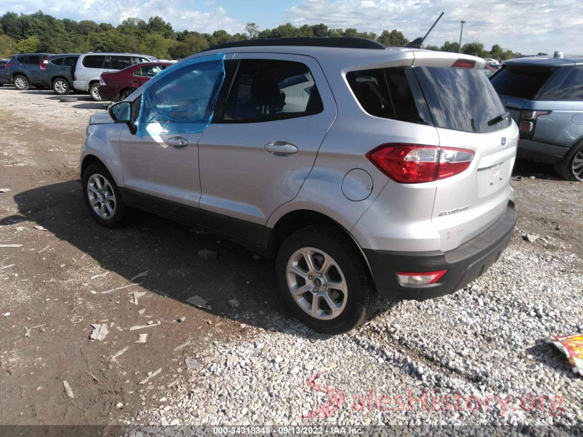 MAJ6S3GL1MC408183 2021 FORD ECOSPORT