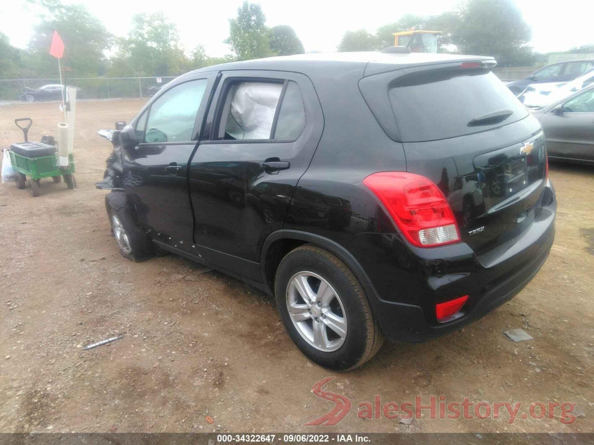 KL7CJKSB5LB091423 2020 CHEVROLET TRAX