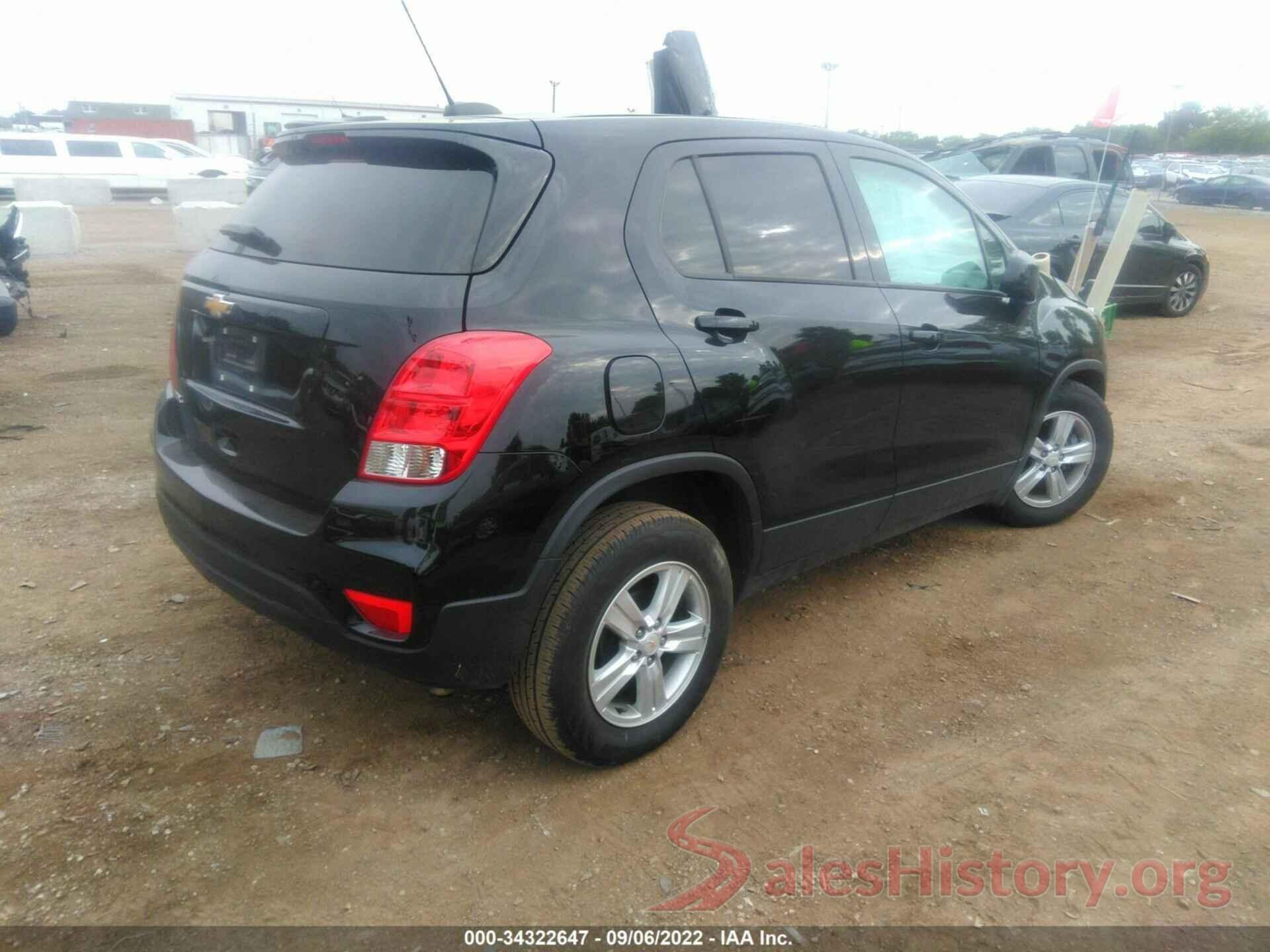 KL7CJKSB5LB091423 2020 CHEVROLET TRAX