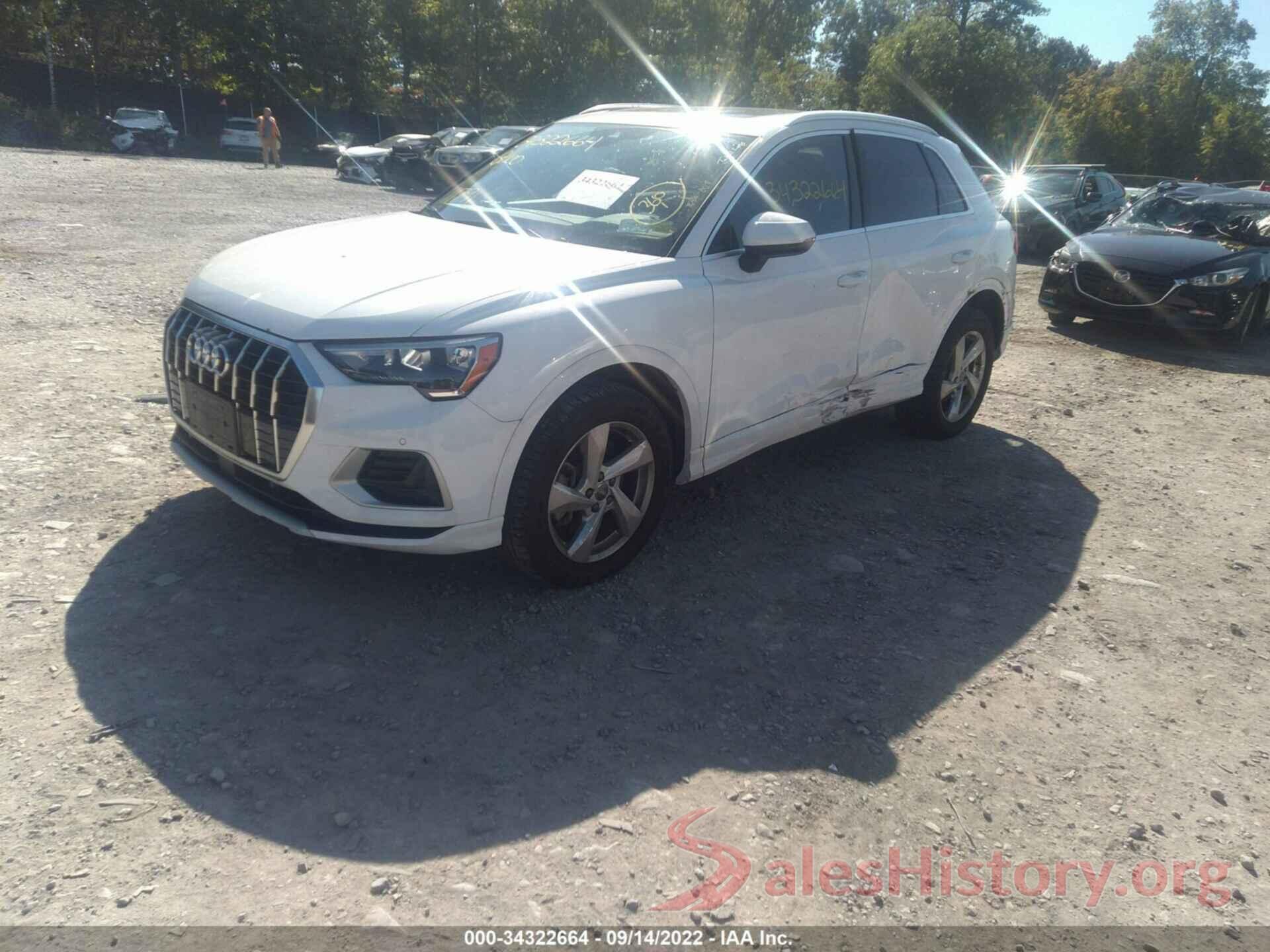 WA1AECF37L1066949 2020 AUDI Q3