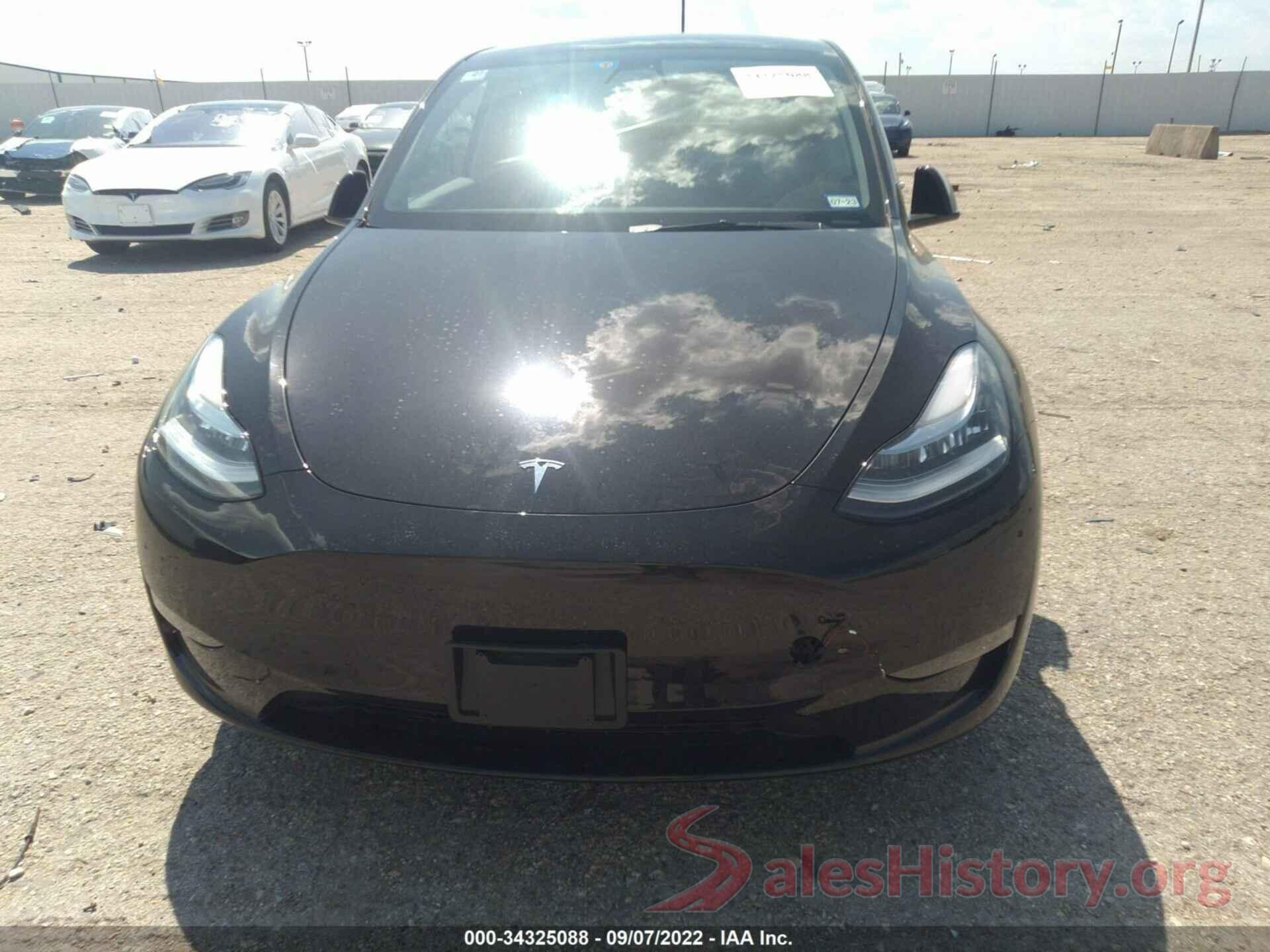 7SAYGDEE0NA003421 2022 TESLA MODEL Y