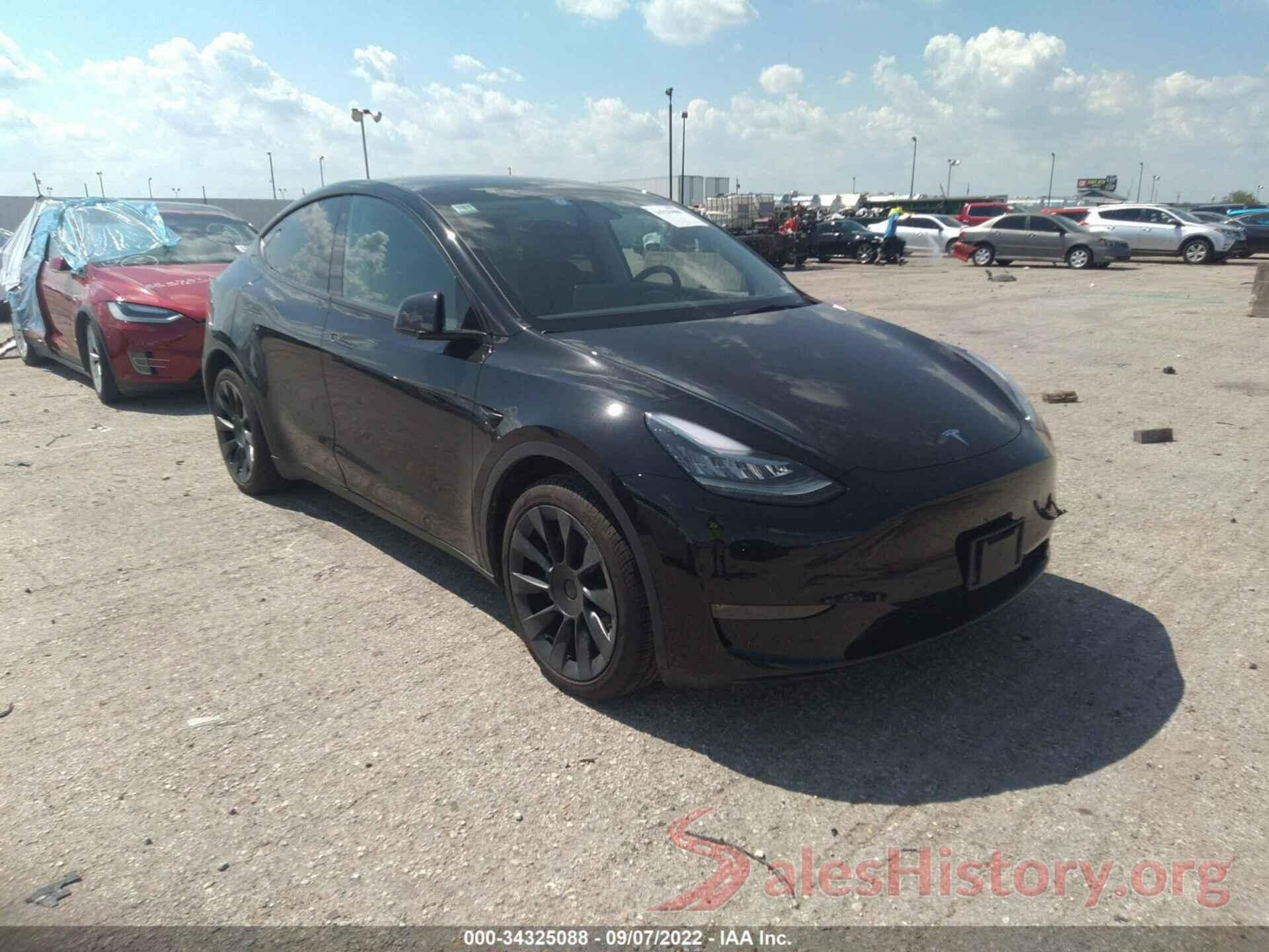 7SAYGDEE0NA003421 2022 TESLA MODEL Y