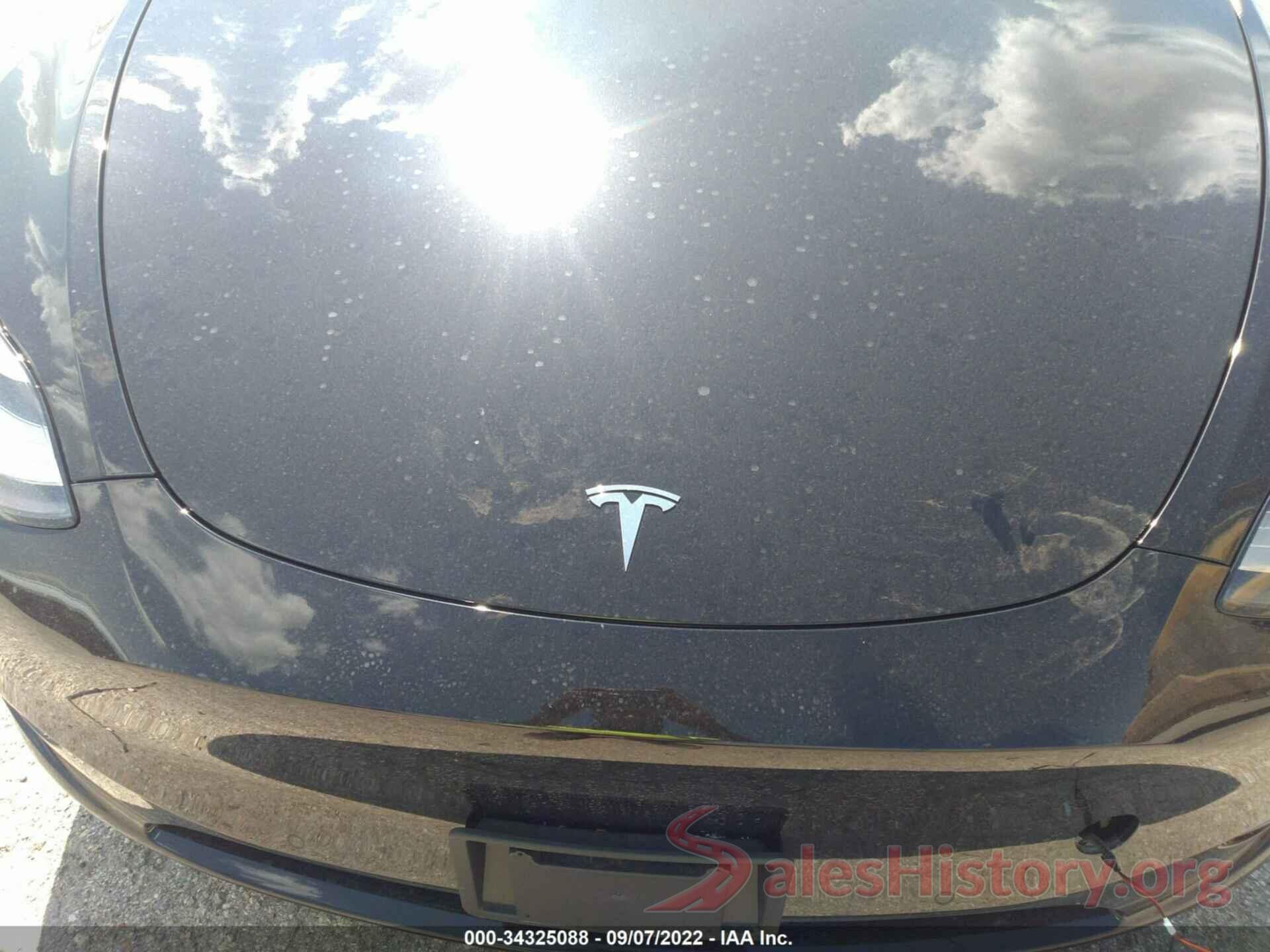 7SAYGDEE0NA003421 2022 TESLA MODEL Y