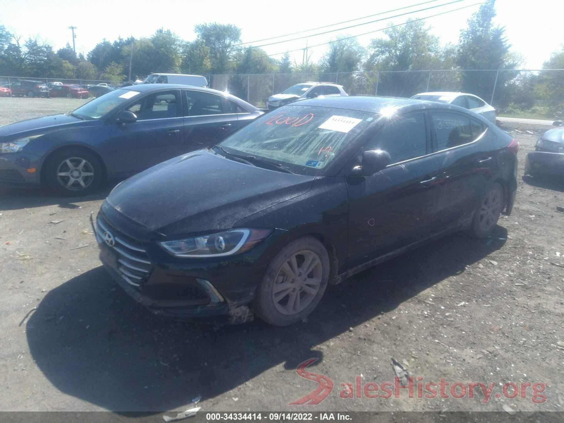 5NPD84LF9HH183785 2017 HYUNDAI ELANTRA