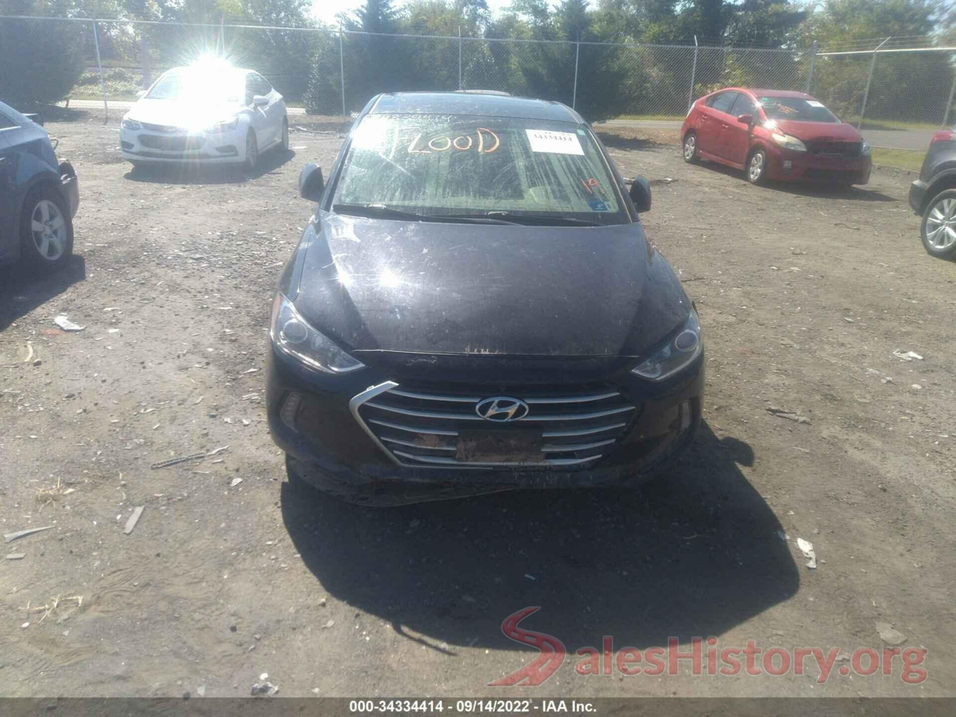 5NPD84LF9HH183785 2017 HYUNDAI ELANTRA