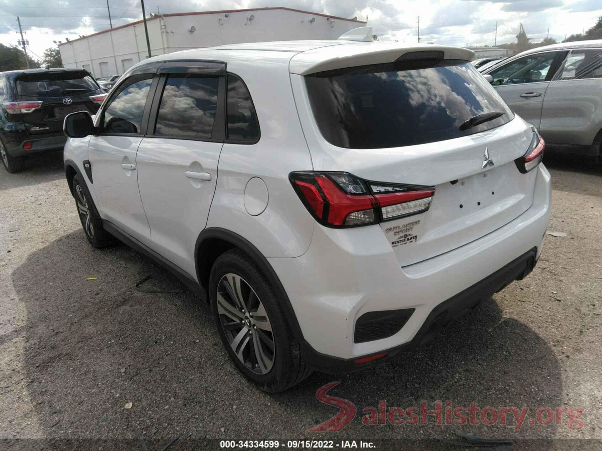 JA4AP3AU4LU021279 2020 MITSUBISHI OUTLANDER SPORT