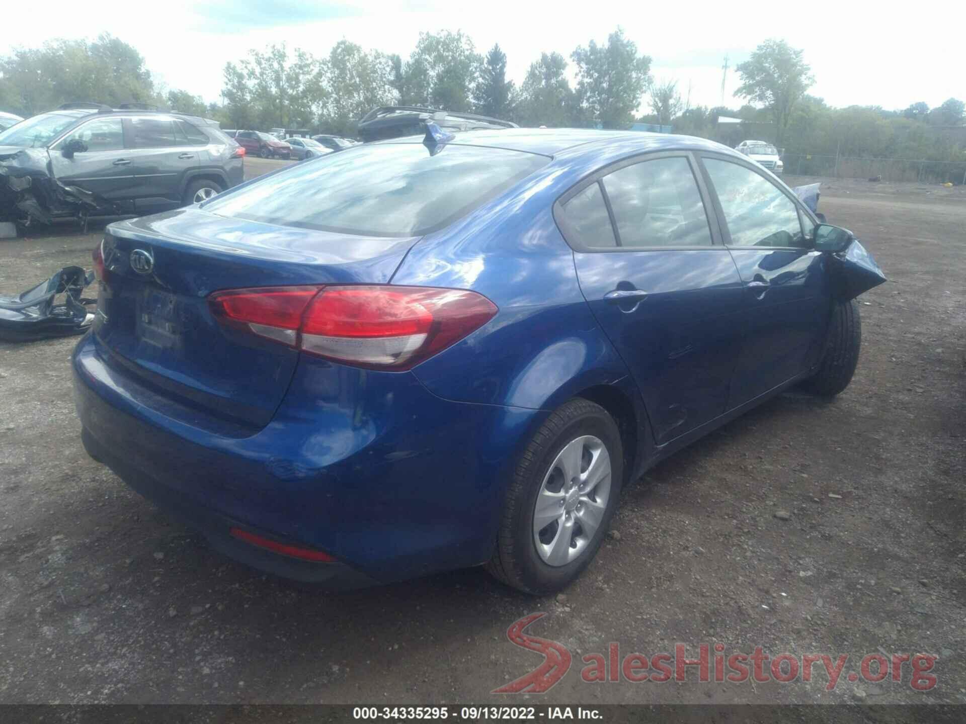 3KPFK4A77JE192212 2018 KIA FORTE