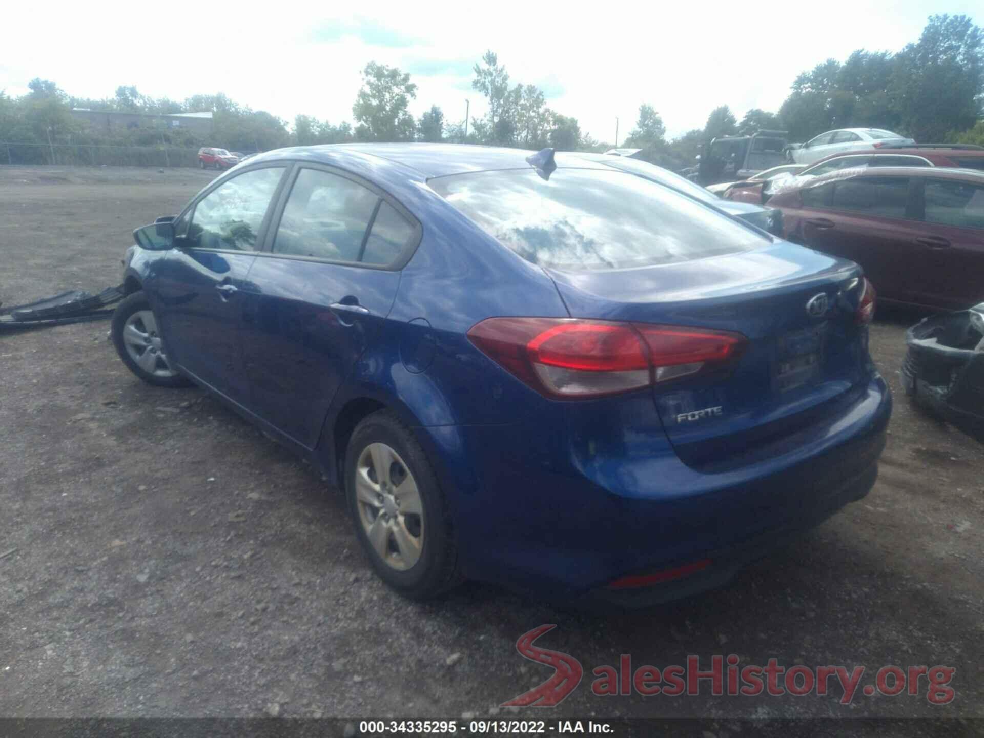 3KPFK4A77JE192212 2018 KIA FORTE