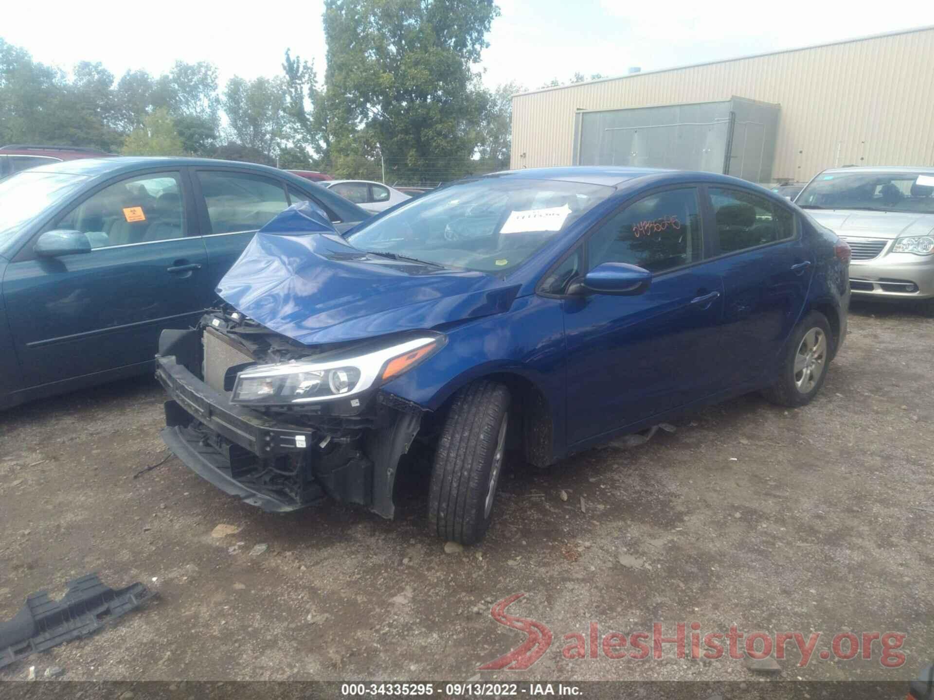 3KPFK4A77JE192212 2018 KIA FORTE