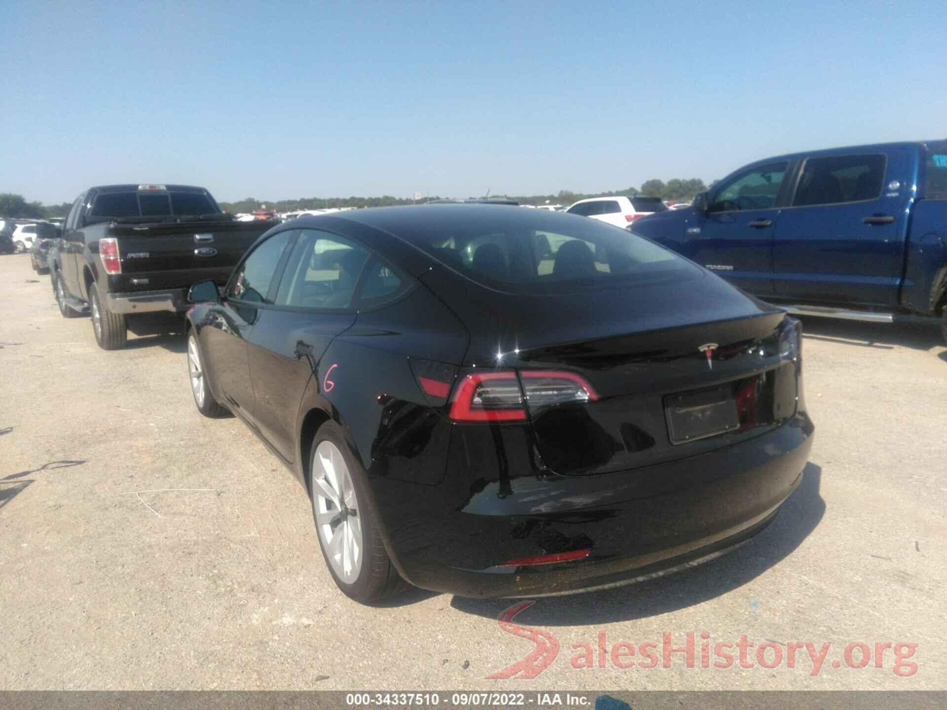 5YJ3E1EA6MF925699 2021 TESLA MODEL 3