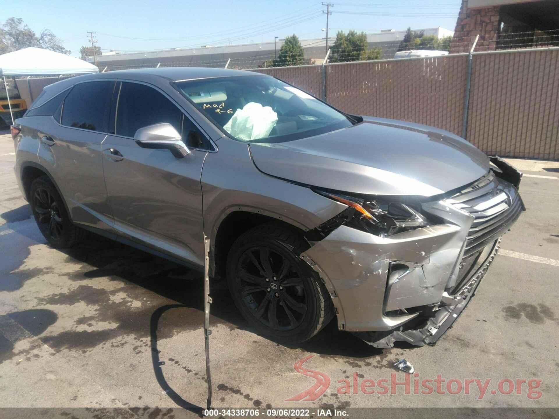 2T2ZZMCA4KC130036 2019 LEXUS RX