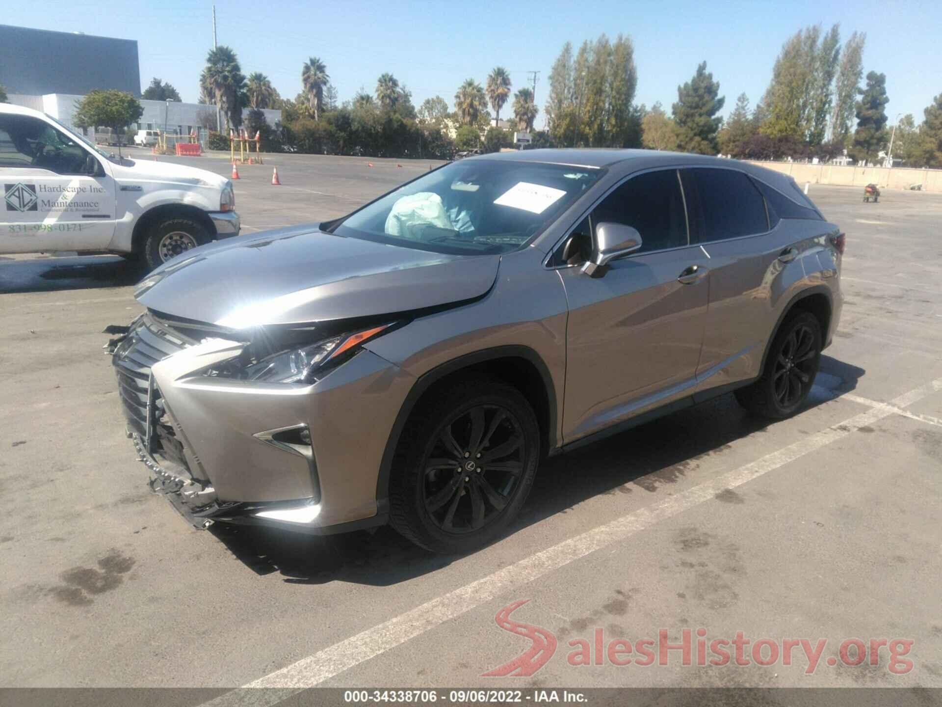 2T2ZZMCA4KC130036 2019 LEXUS RX