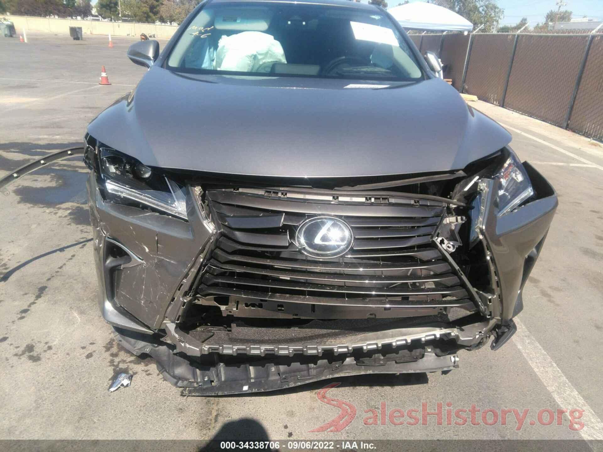 2T2ZZMCA4KC130036 2019 LEXUS RX