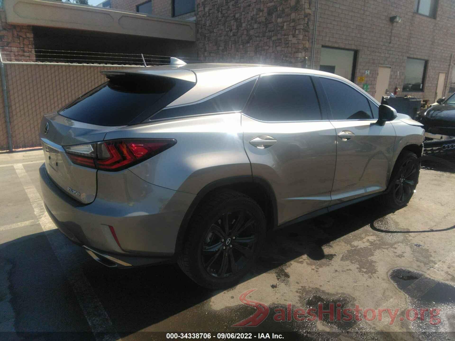 2T2ZZMCA4KC130036 2019 LEXUS RX