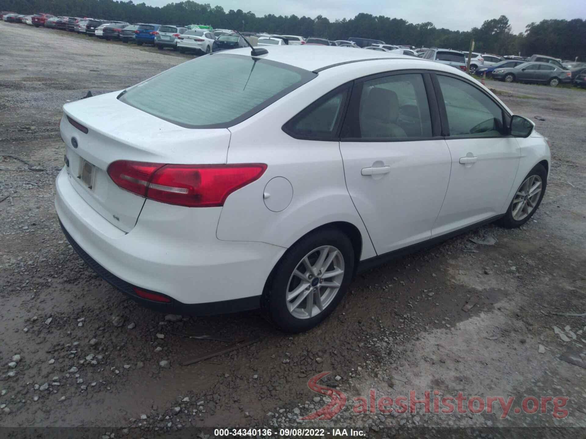 1FADP3F22JL299181 2018 FORD FOCUS