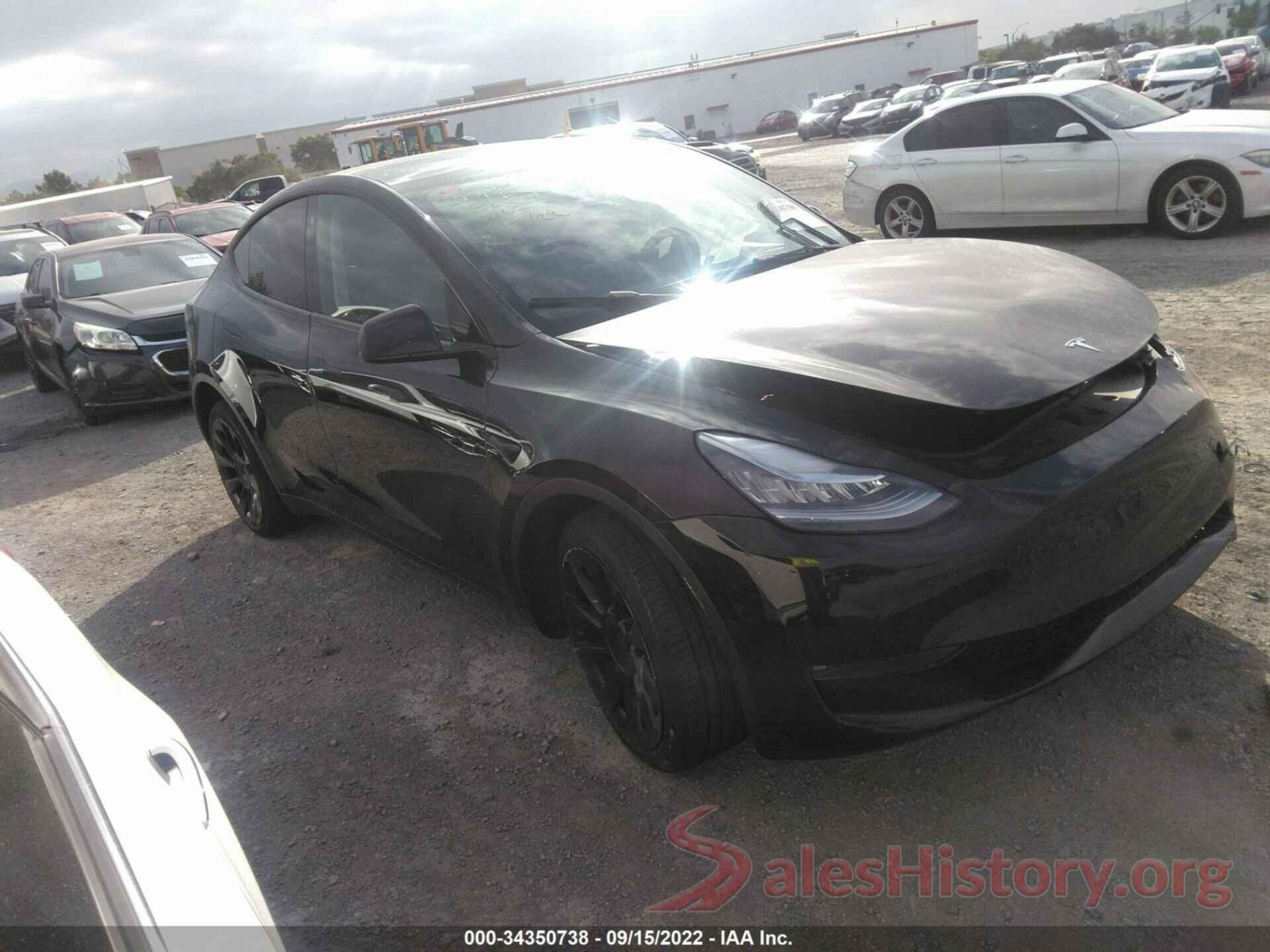 5YJYGDEE6MF240767 2021 TESLA MODEL Y