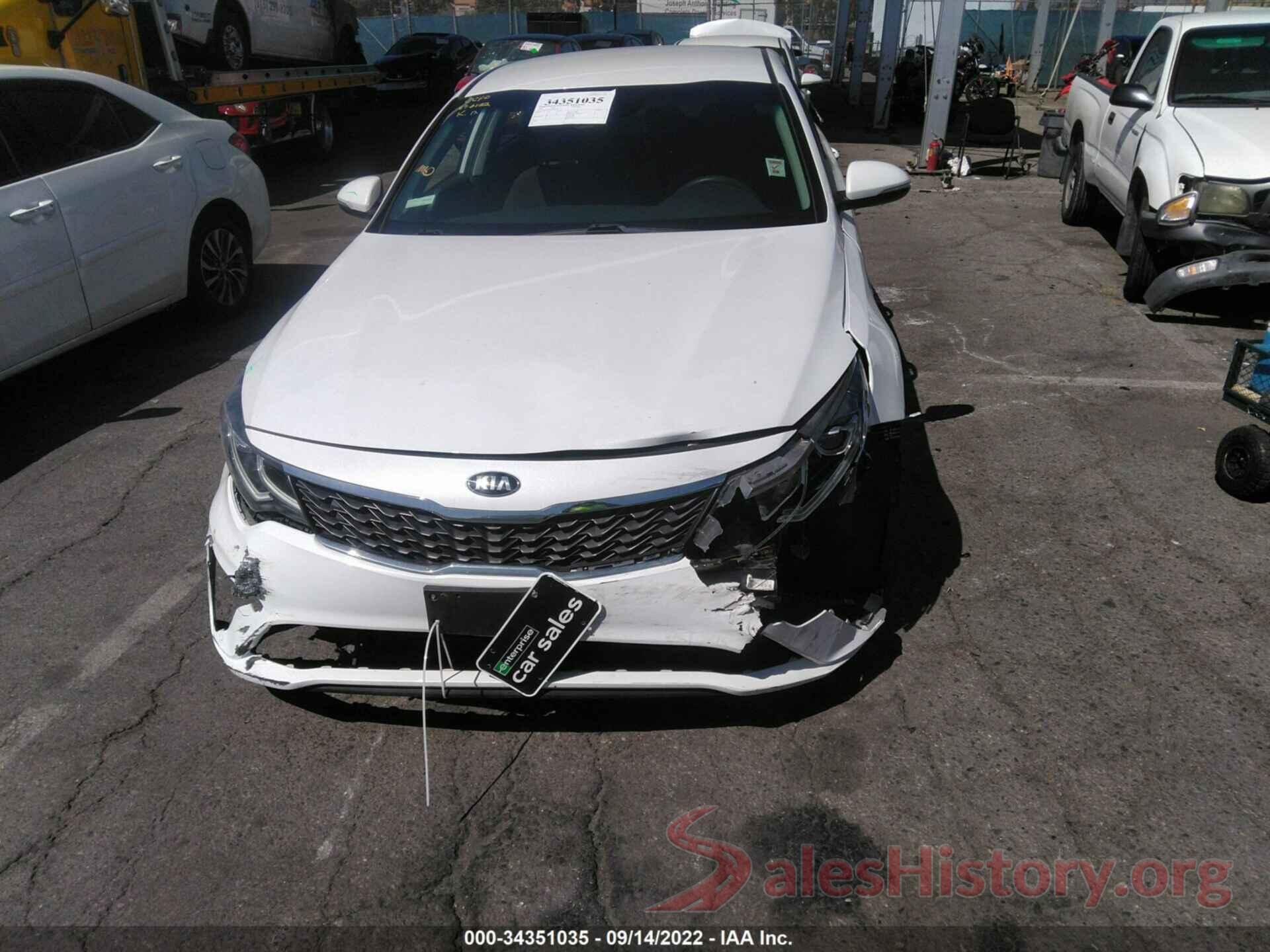 5XXGT4L30LG424106 2020 KIA OPTIMA