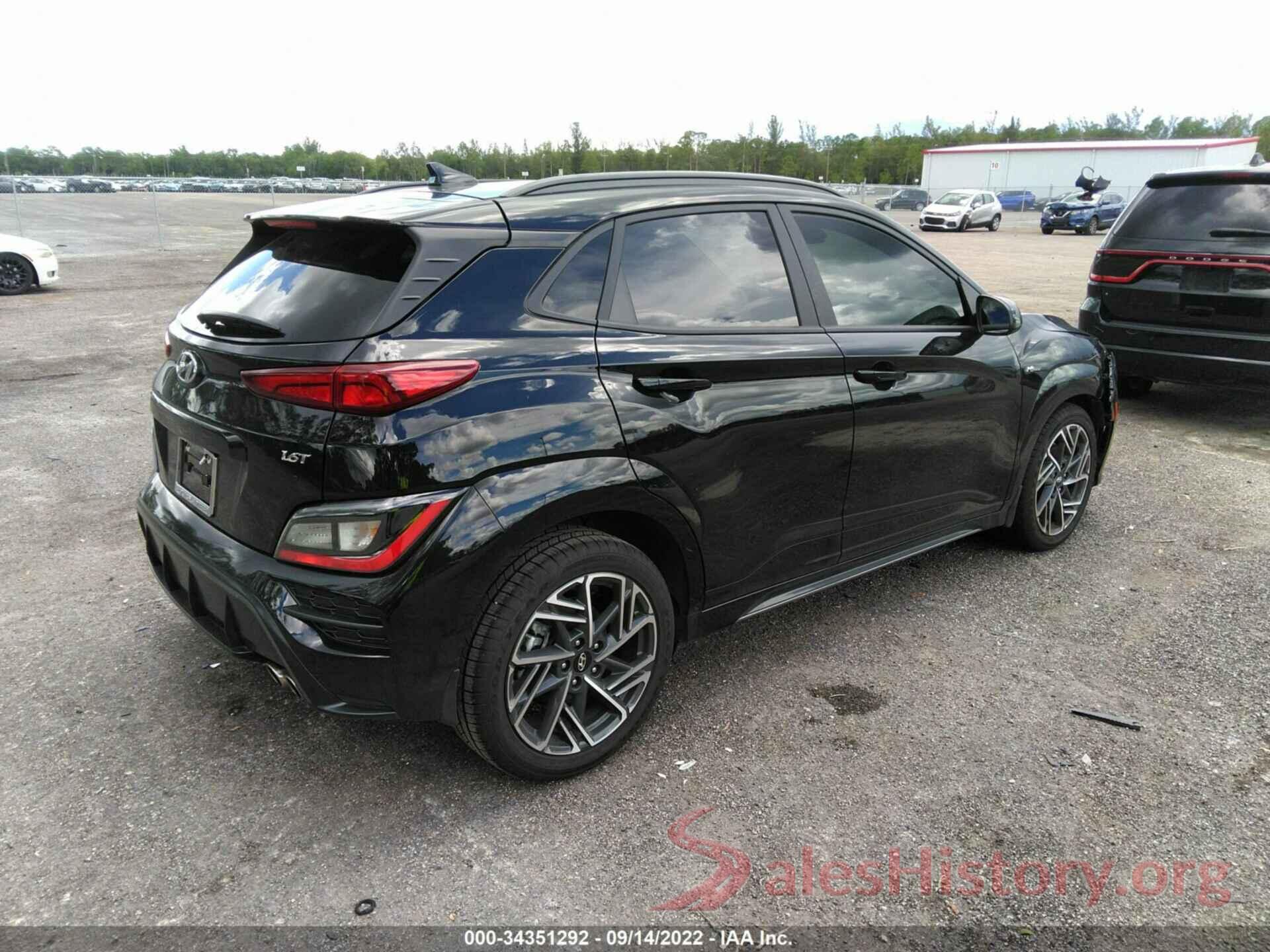 KM8K33A3XNU910065 2022 HYUNDAI KONA