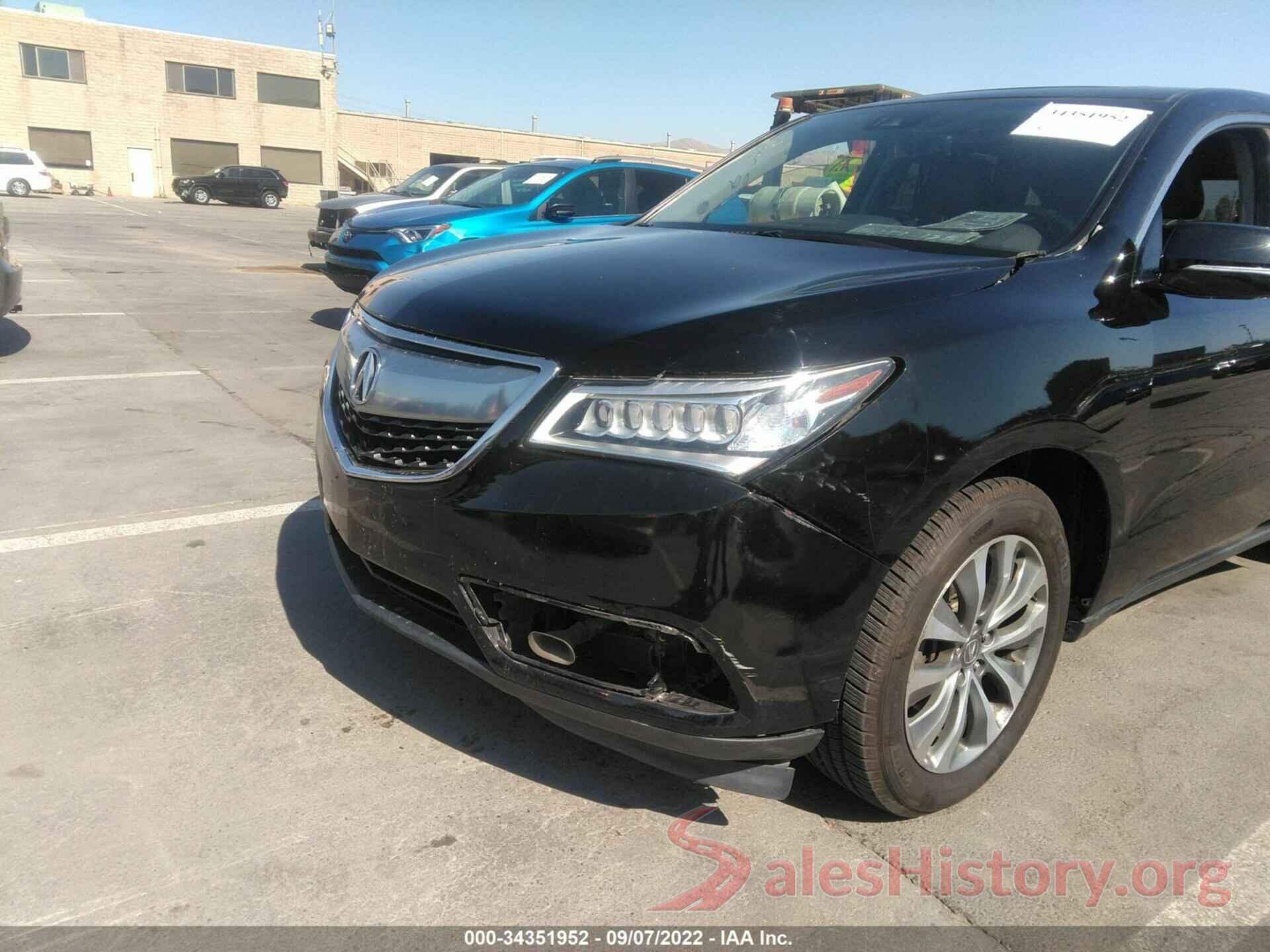 5FRYD4H43GB052335 2016 ACURA MDX