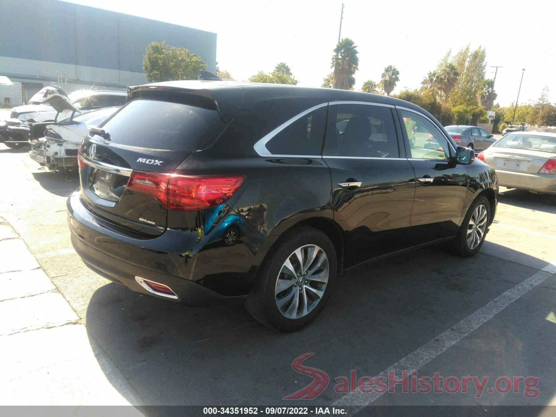 5FRYD4H43GB052335 2016 ACURA MDX