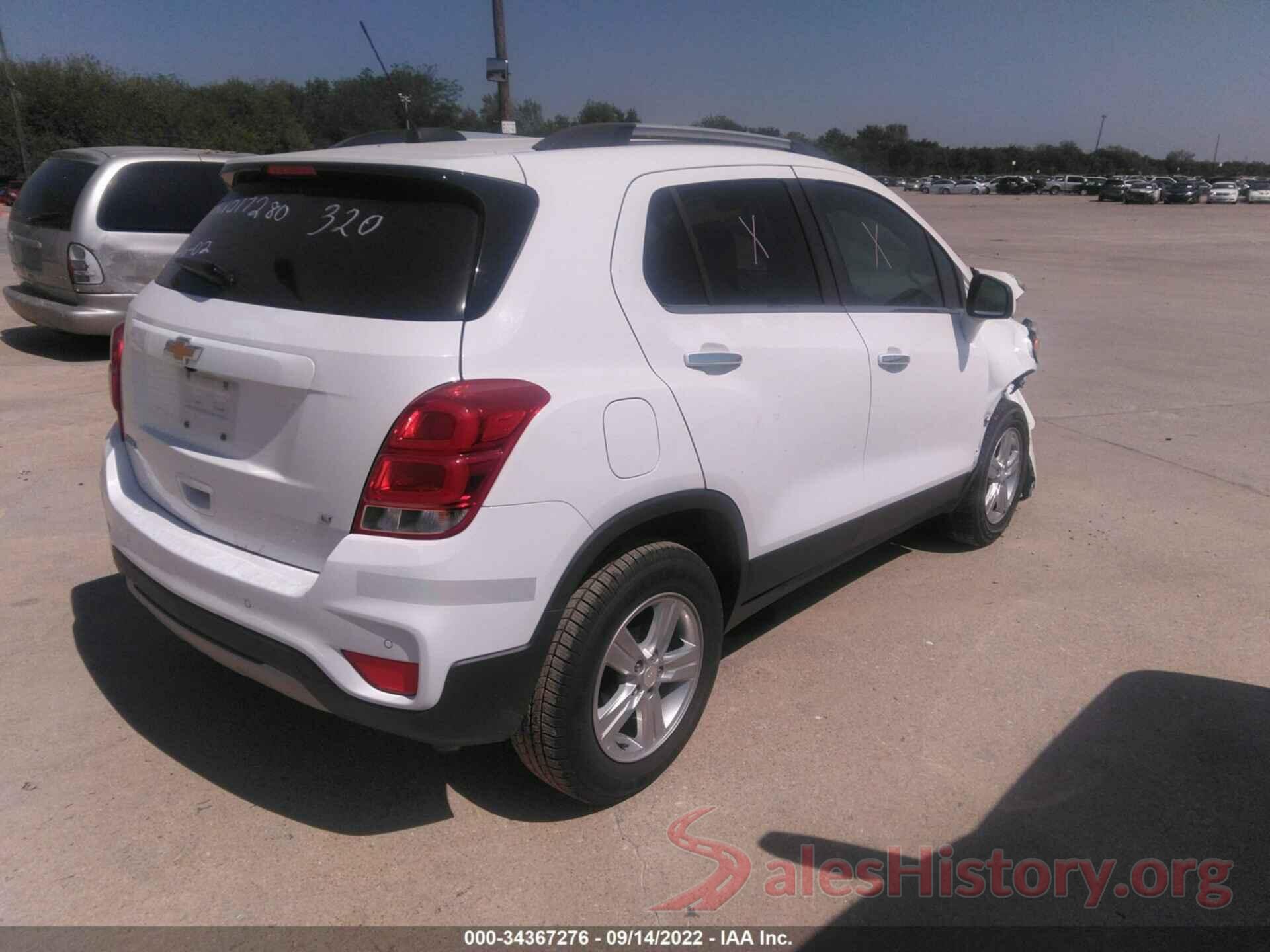 3GNCJLSB5KL365605 2019 CHEVROLET TRAX