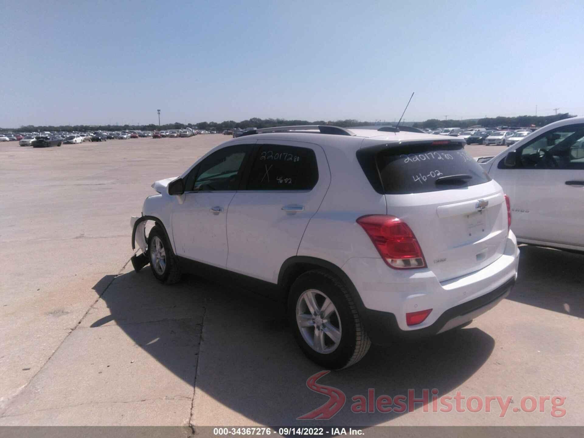 3GNCJLSB5KL365605 2019 CHEVROLET TRAX