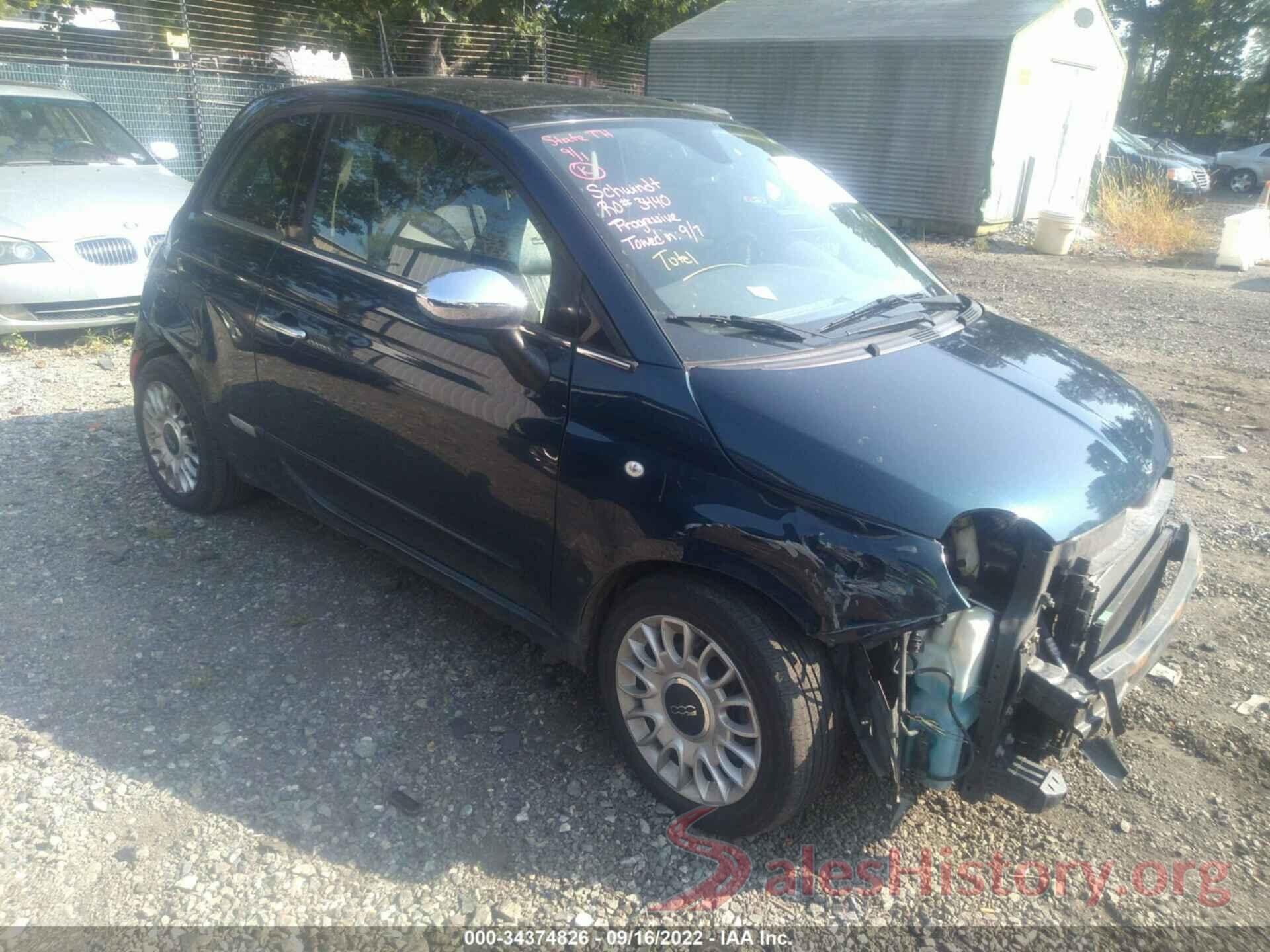 3C3CFFCR4DT608531 2013 FIAT 500