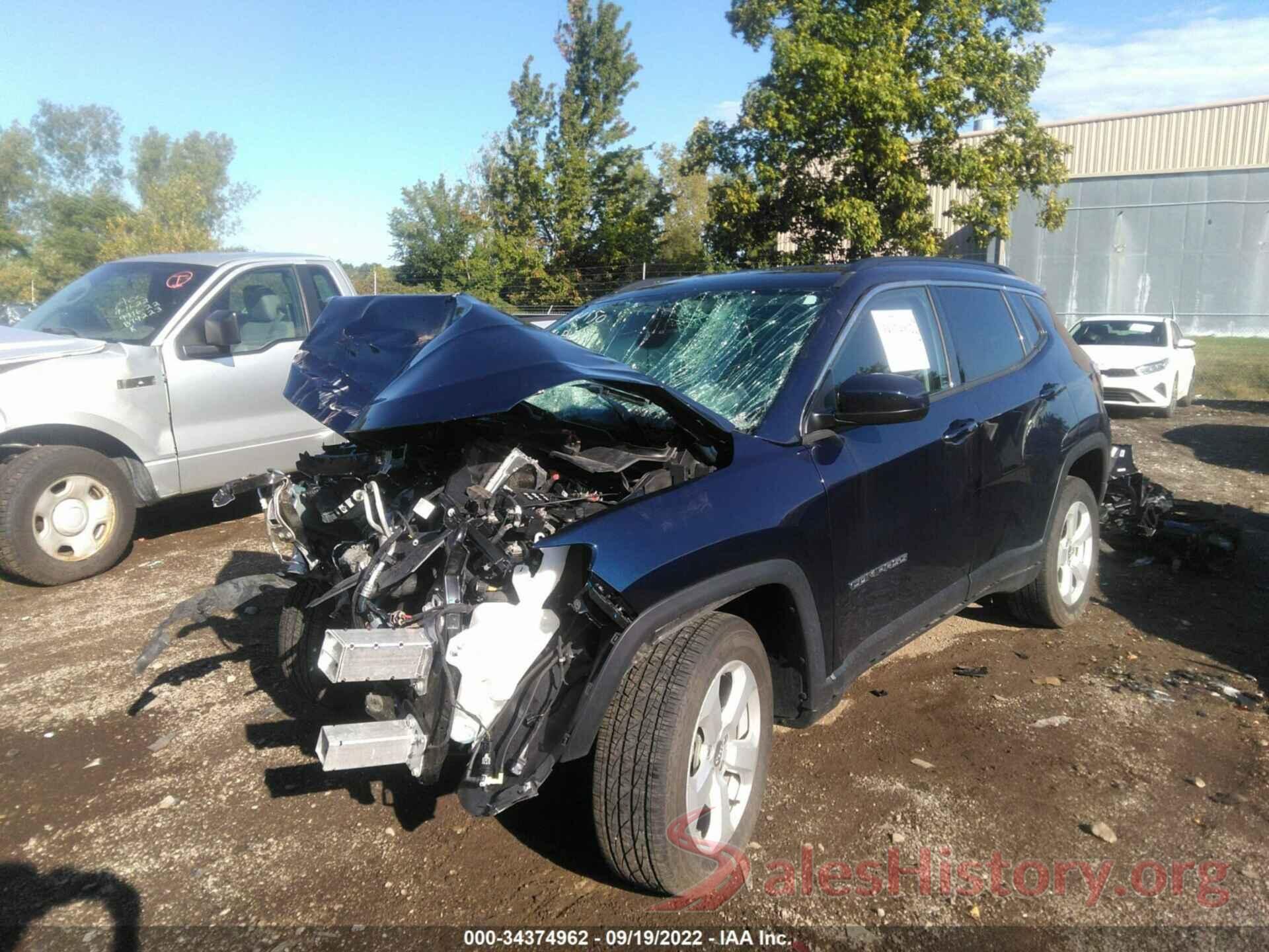 3C4NJDBB3LT224203 2020 JEEP COMPASS