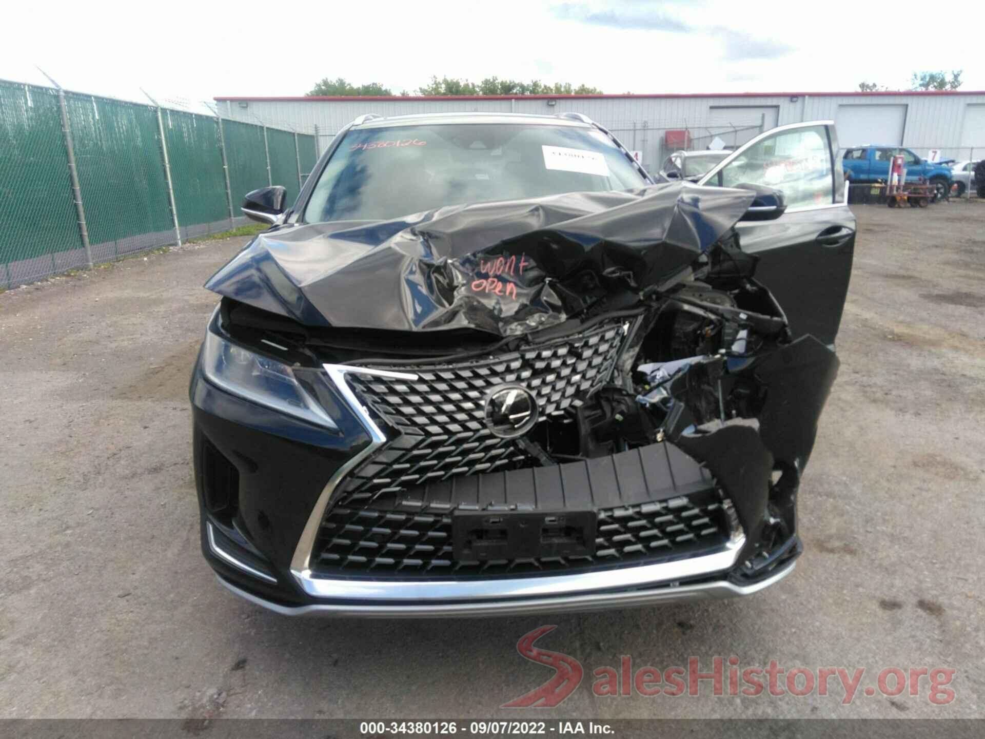 2T2HZMDA5MC267385 2021 LEXUS RX