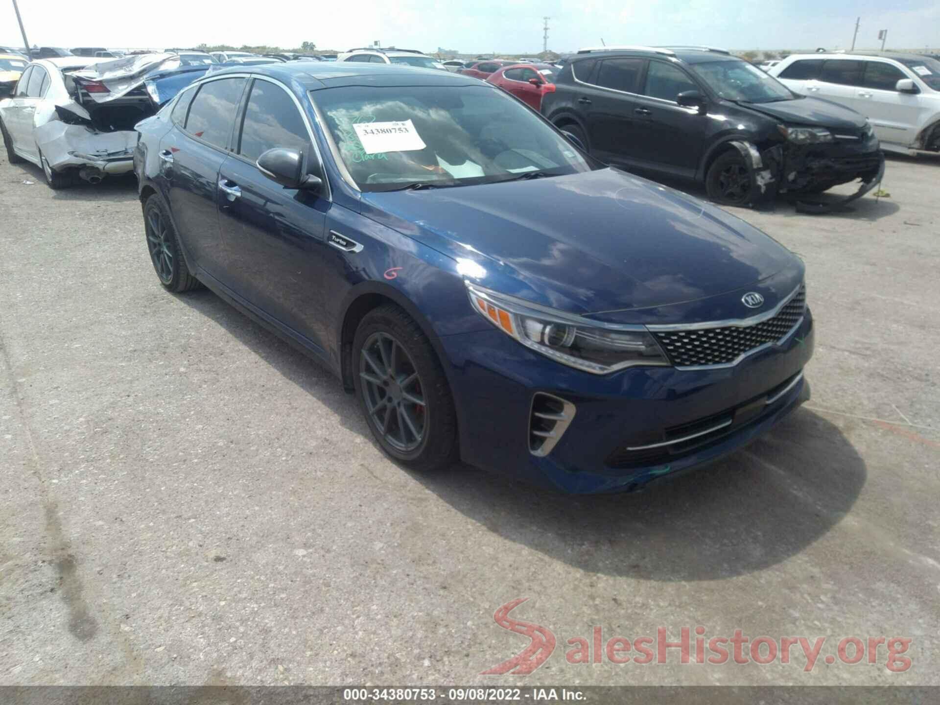 5XXGW4L26GG098624 2016 KIA OPTIMA