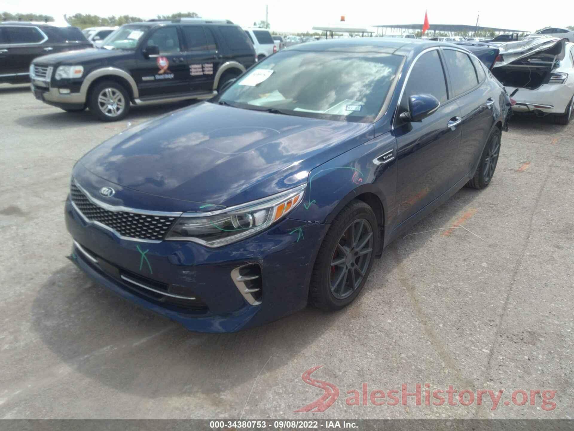 5XXGW4L26GG098624 2016 KIA OPTIMA