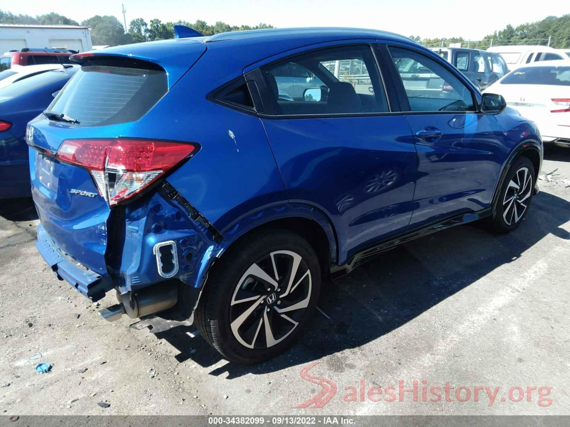 3CZRU5H16KM726350 2019 HONDA HR-V