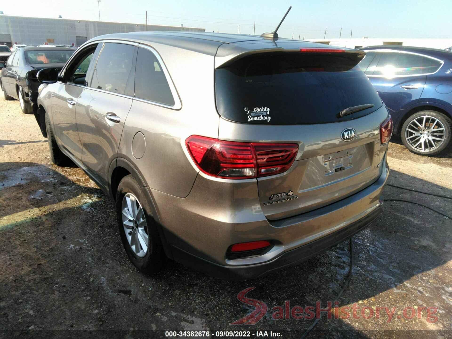 5XYPG4A31KG479052 2019 KIA SORENTO