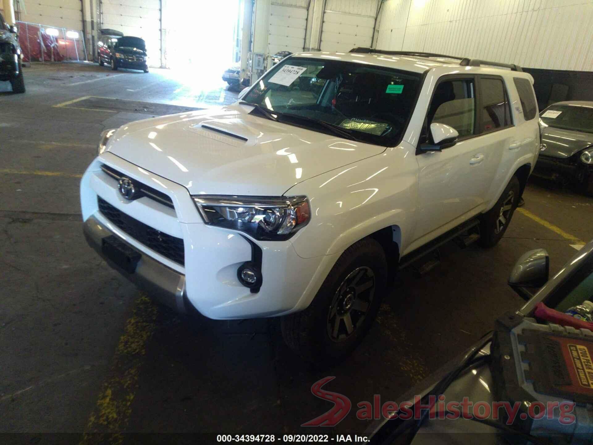 JTERU5JR6N6070852 2022 TOYOTA 4RUNNER