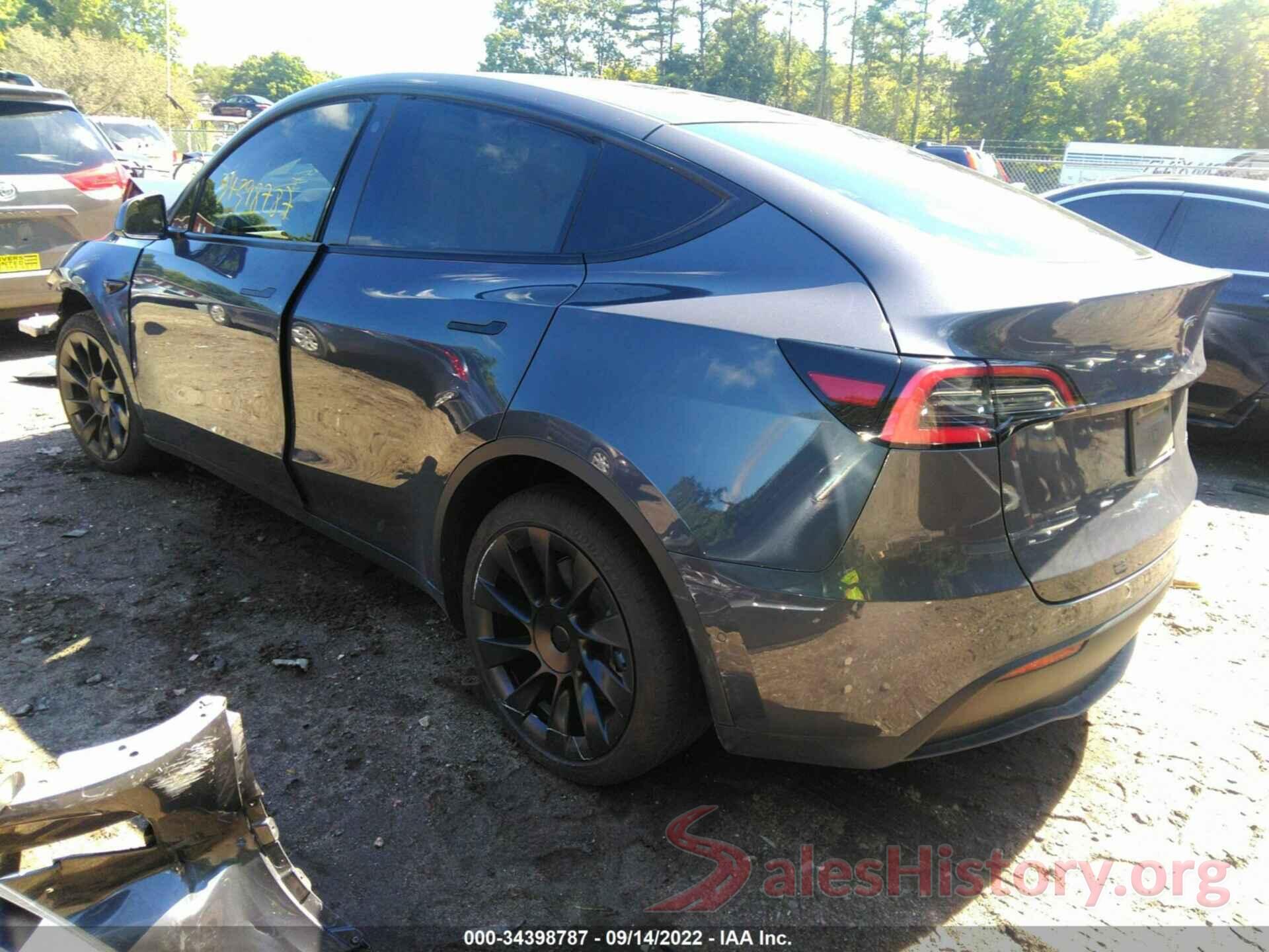 5YJYGDEE6MF100184 2021 TESLA MODEL Y