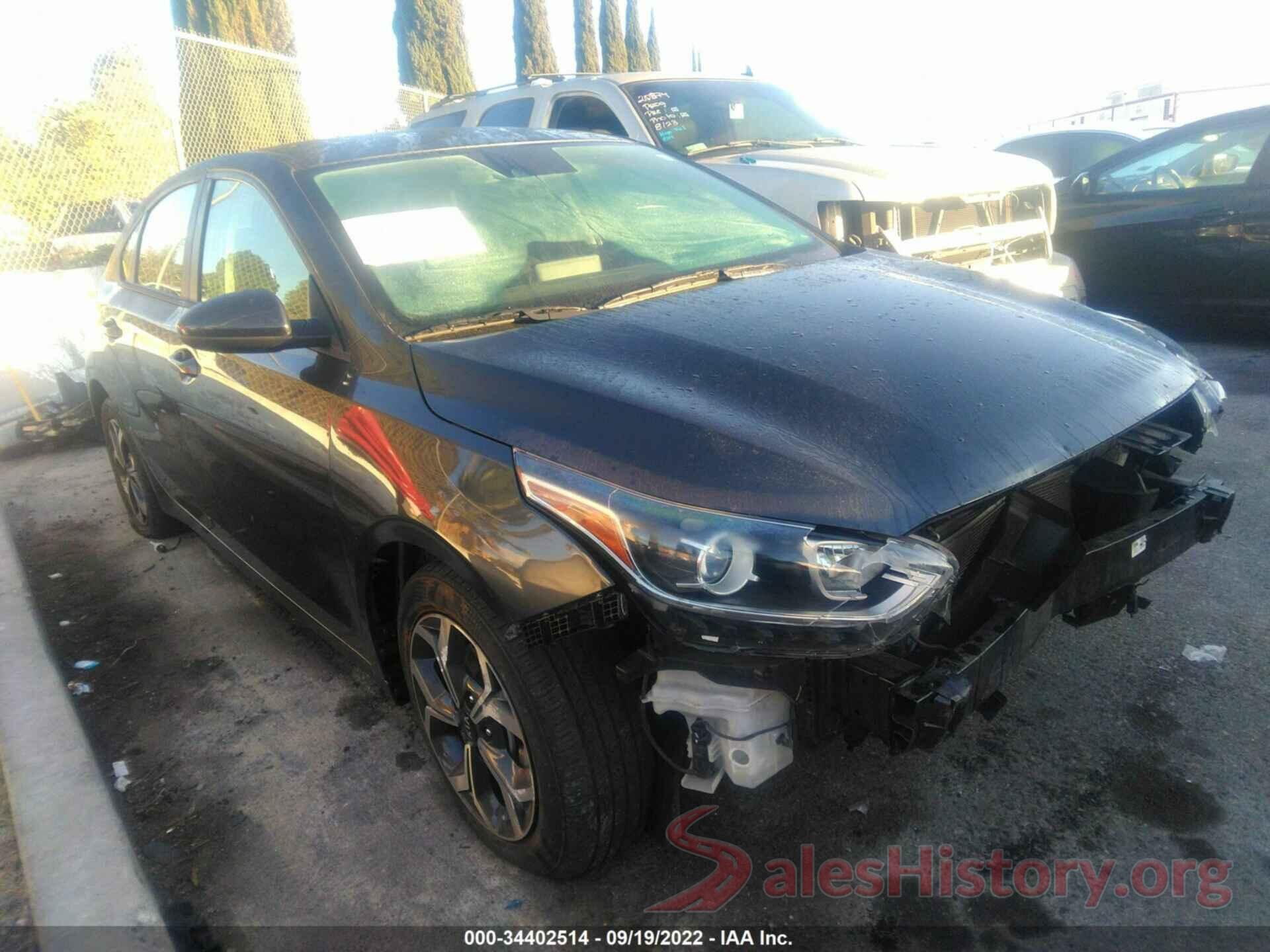 3KPF24ADXLE156670 2020 KIA FORTE