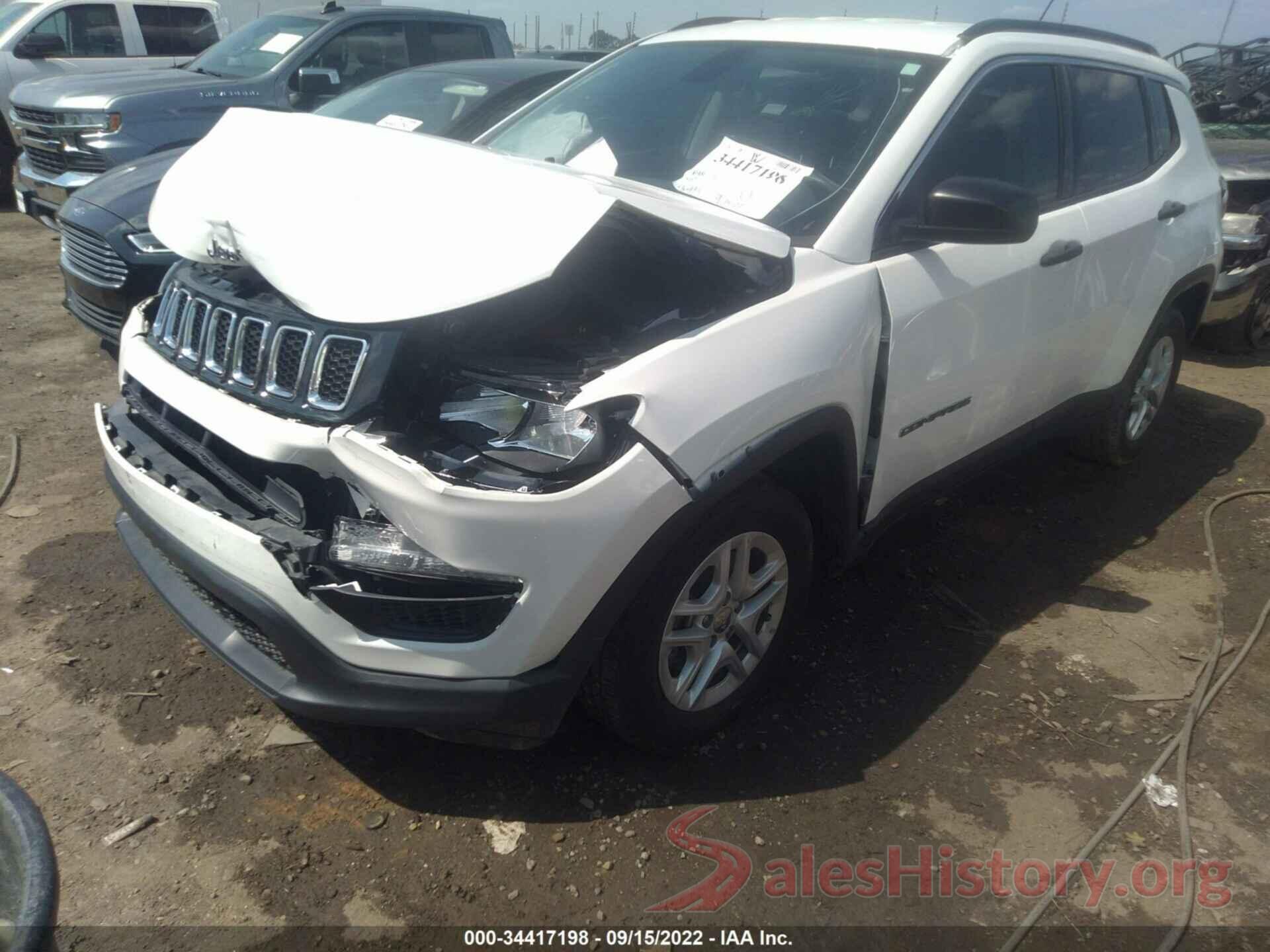 3C4NJCAB7KT613176 2019 JEEP COMPASS