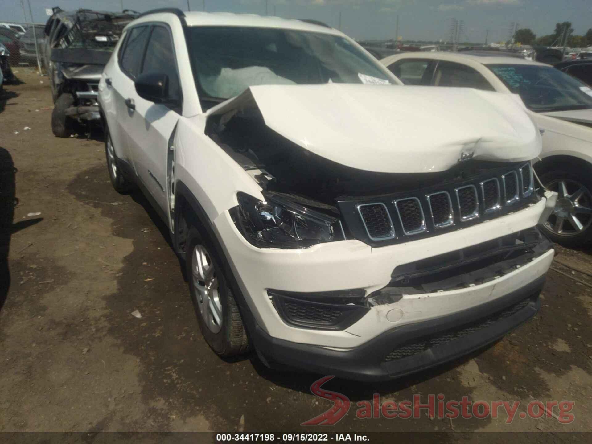 3C4NJCAB7KT613176 2019 JEEP COMPASS