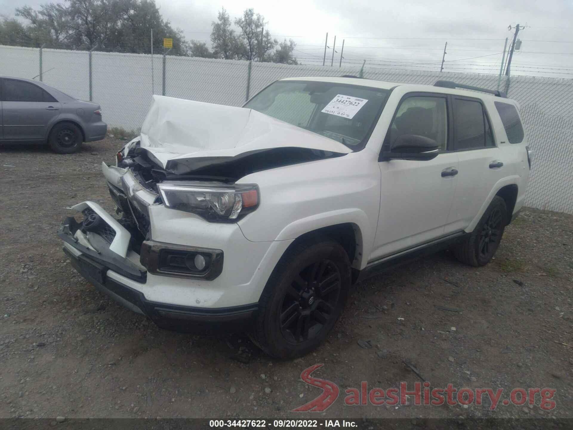 JTEBU5JR7K5720663 2019 TOYOTA 4RUNNER