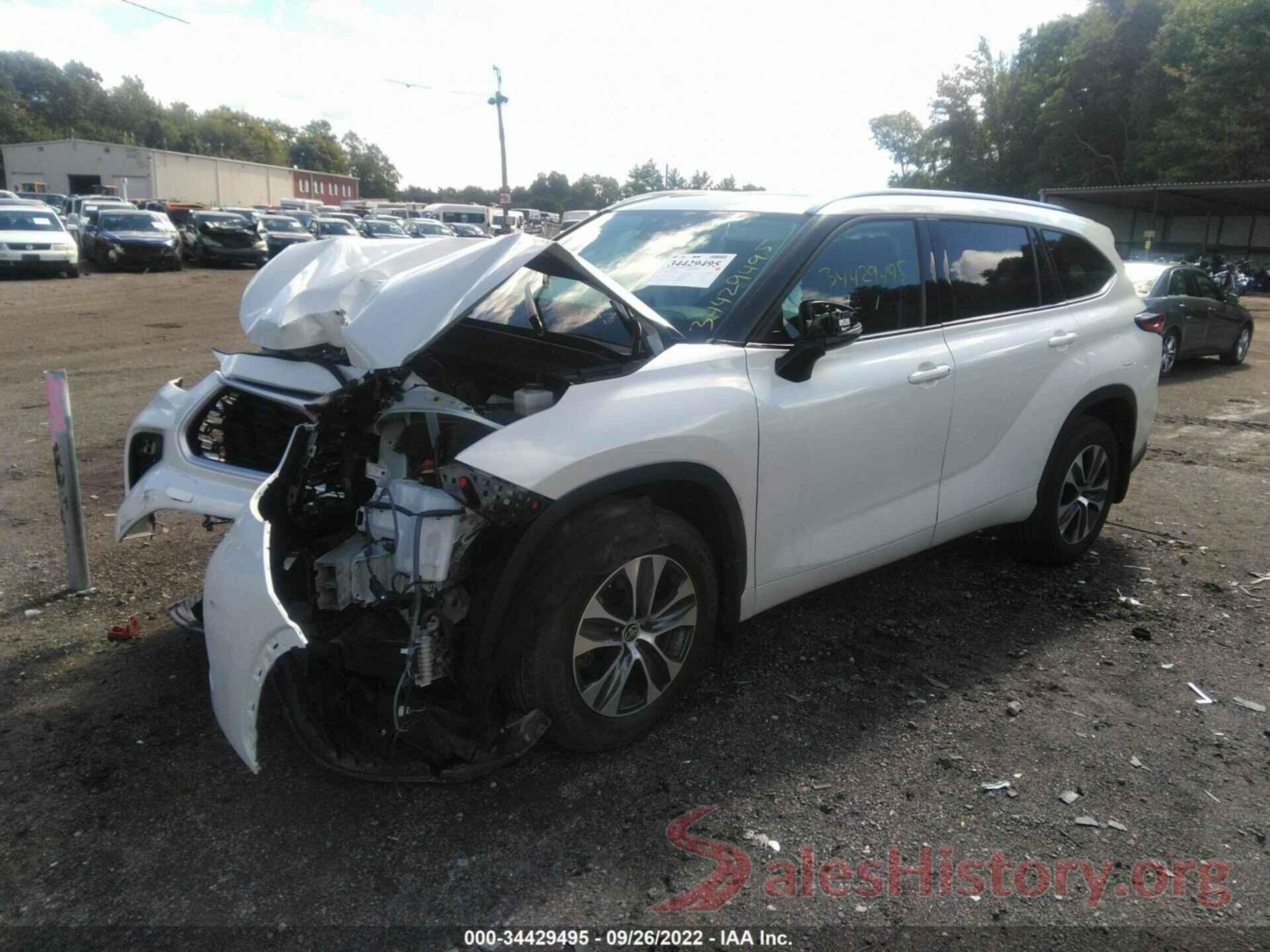 5TDGZRBH0MS549003 2021 TOYOTA HIGHLANDER