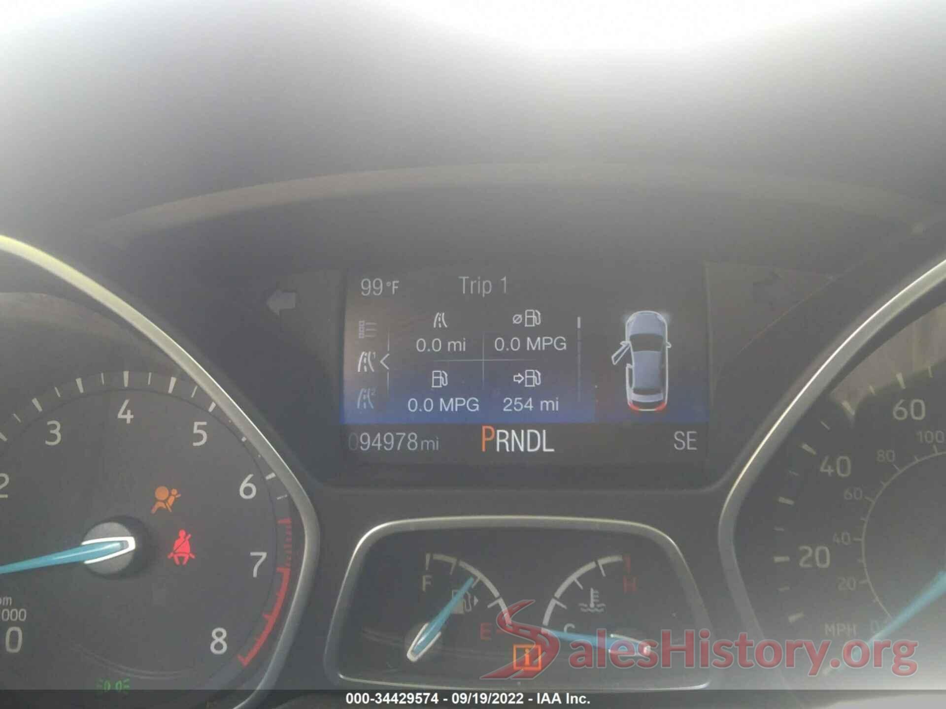 1FADP3F26HL217804 2017 FORD FOCUS