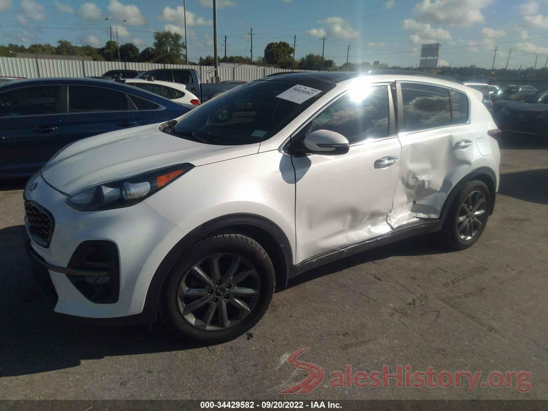 KNDP63AC3L7654719 2020 KIA SPORTAGE