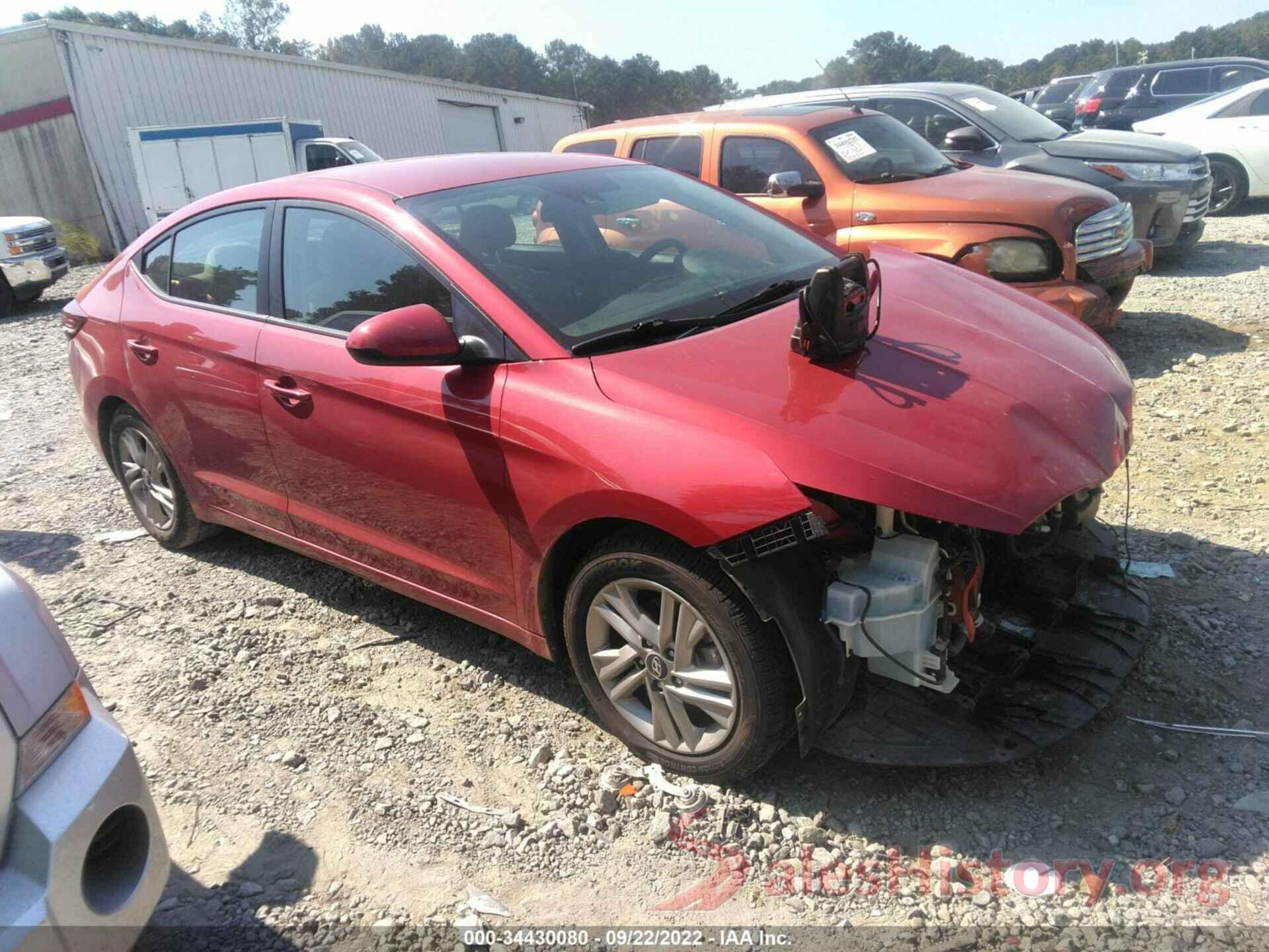 5NPD84LF3KH469008 2019 HYUNDAI ELANTRA