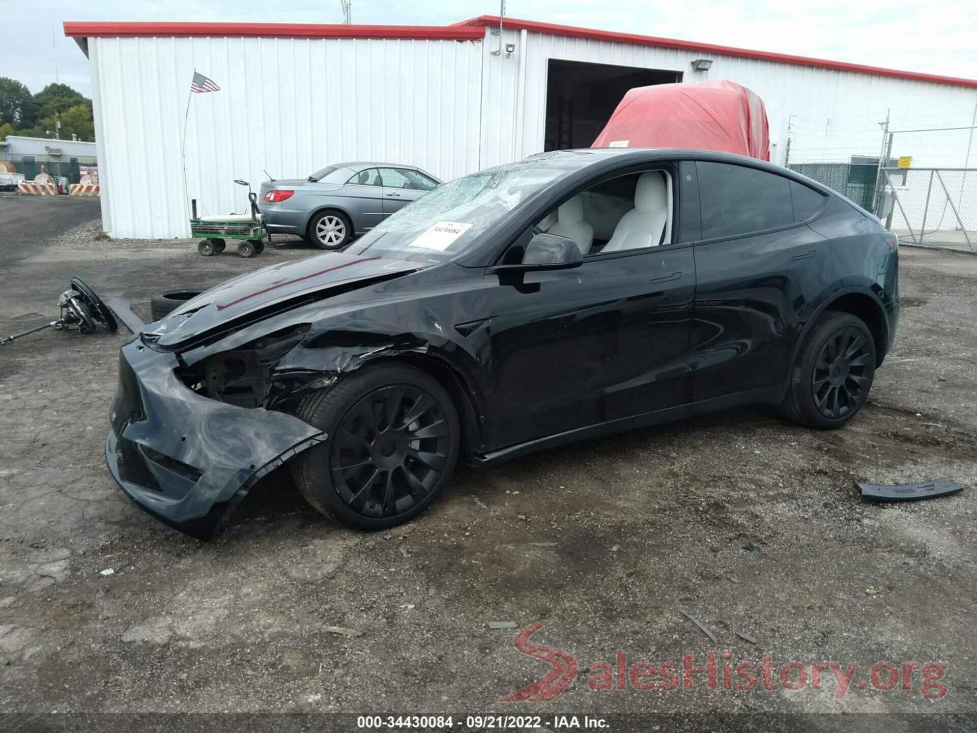 7SAYGAEE3NF429024 2022 TESLA MODEL Y