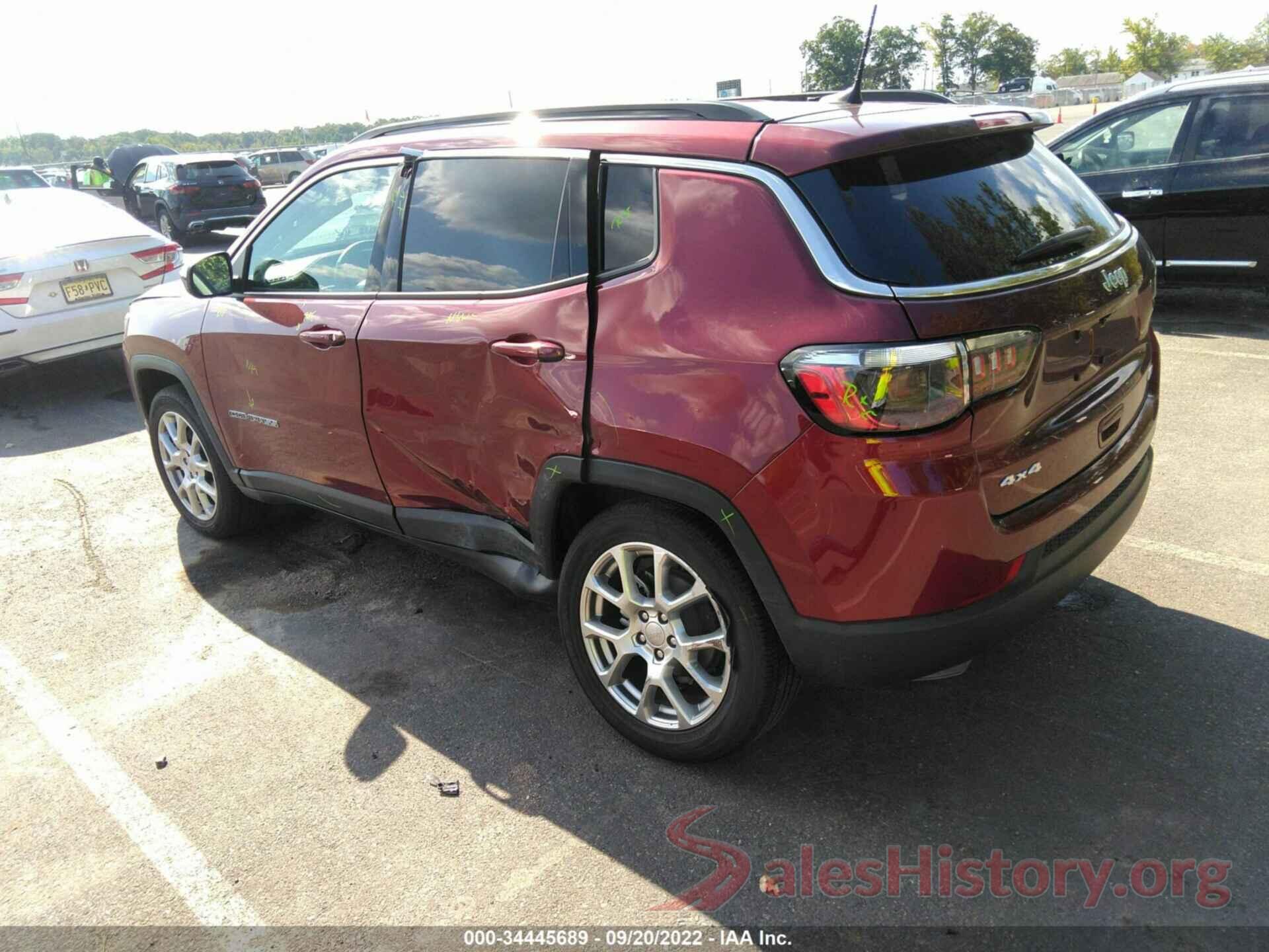 3C4NJDFB9NT175540 2022 JEEP COMPASS