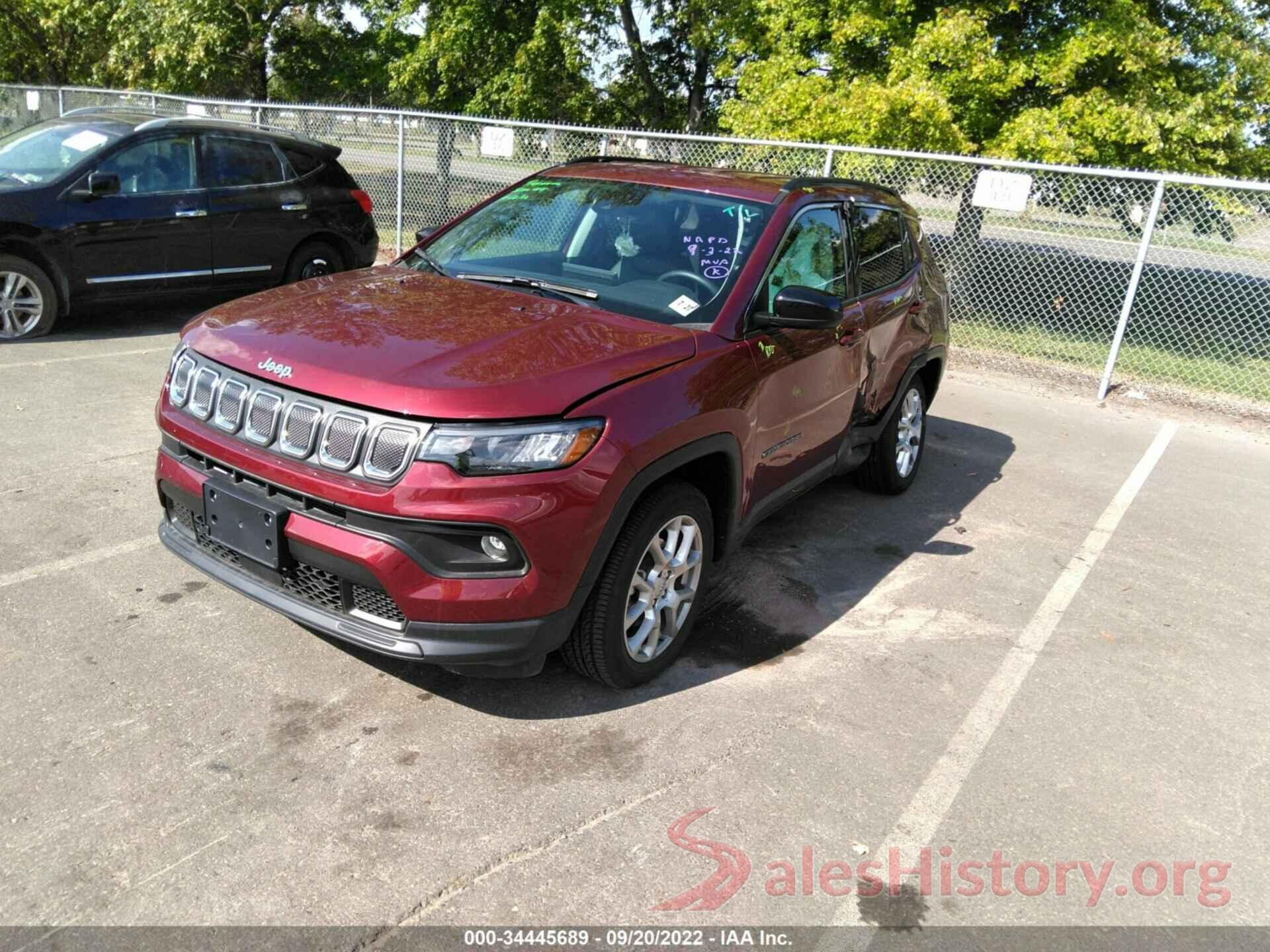 3C4NJDFB9NT175540 2022 JEEP COMPASS