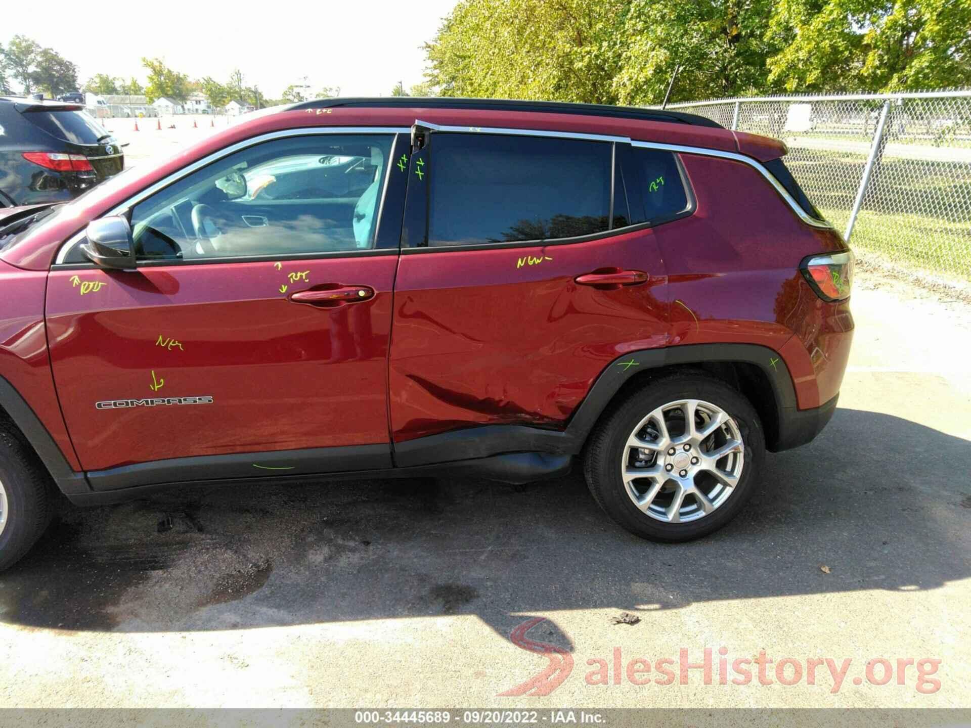 3C4NJDFB9NT175540 2022 JEEP COMPASS