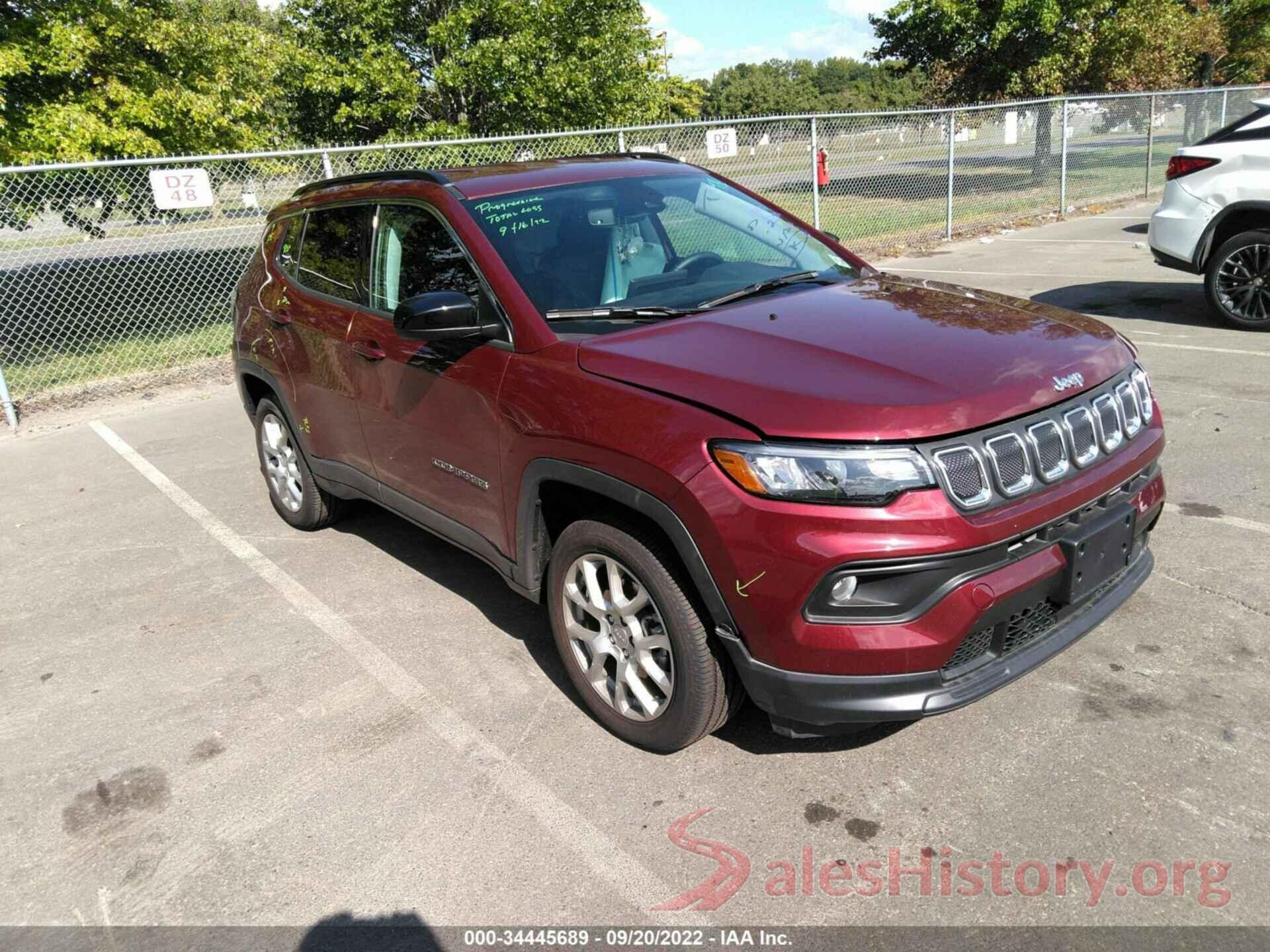 3C4NJDFB9NT175540 2022 JEEP COMPASS