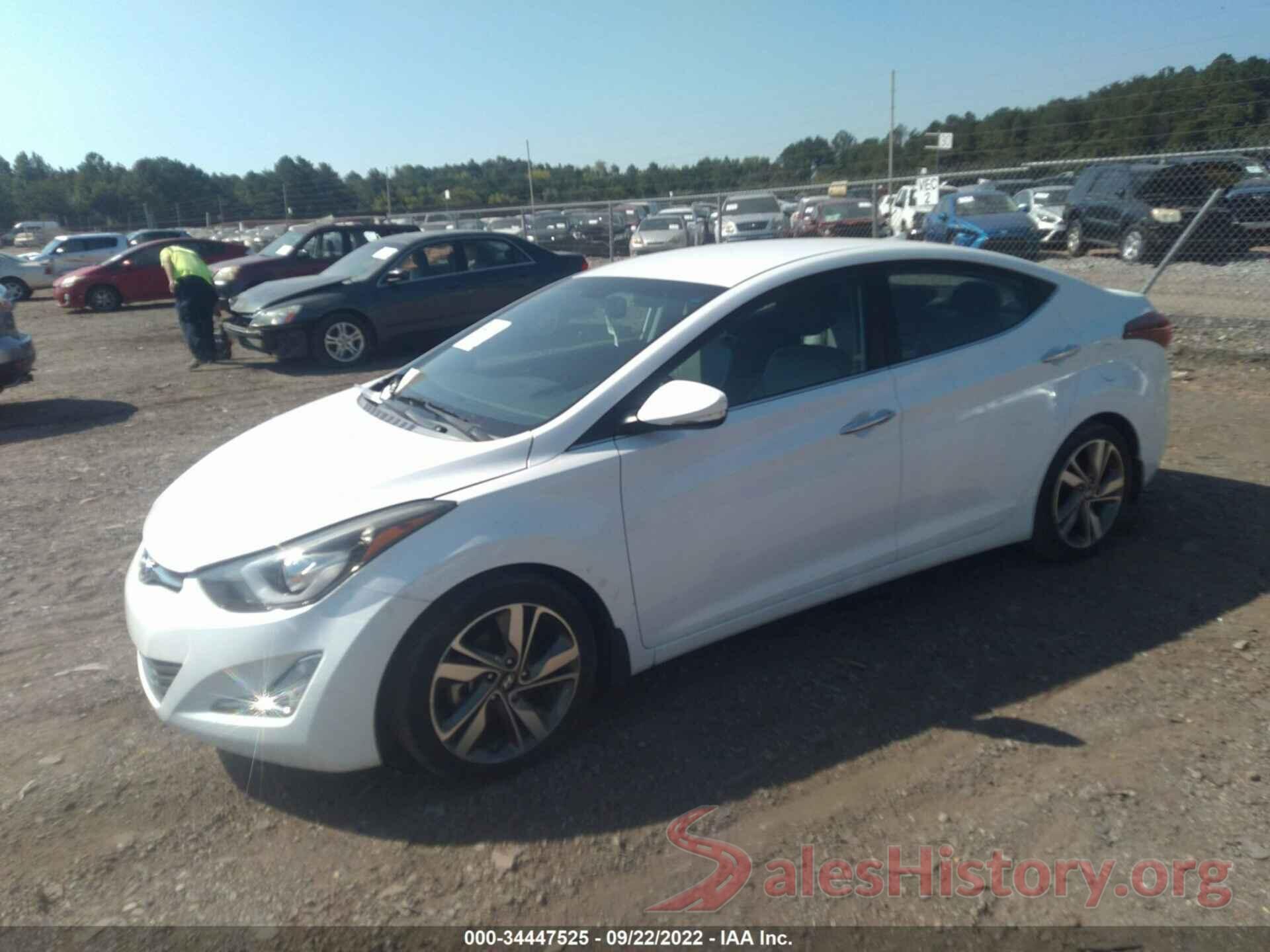 5NPDH4AEXFH594412 2015 HYUNDAI ELANTRA