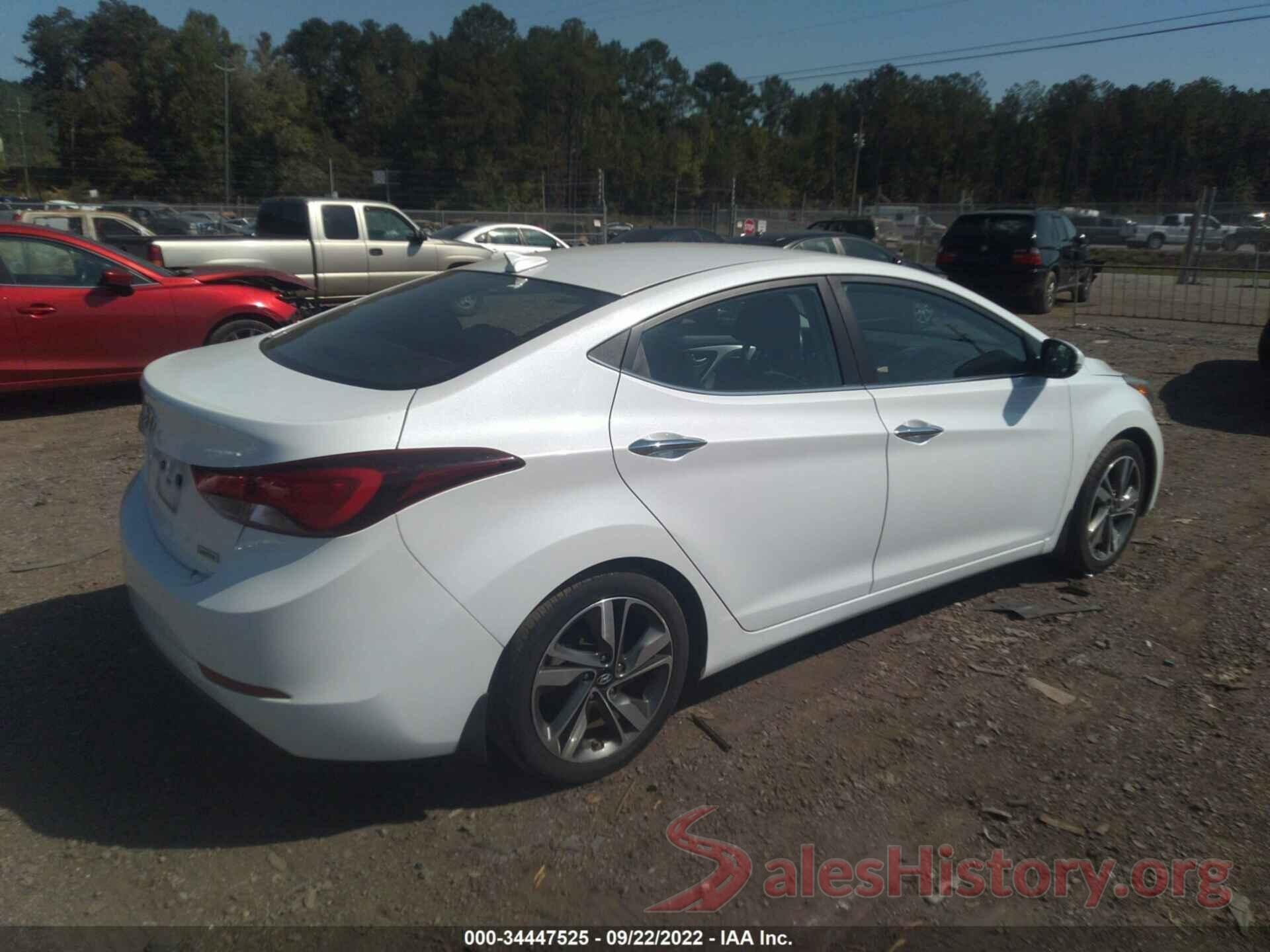 5NPDH4AEXFH594412 2015 HYUNDAI ELANTRA